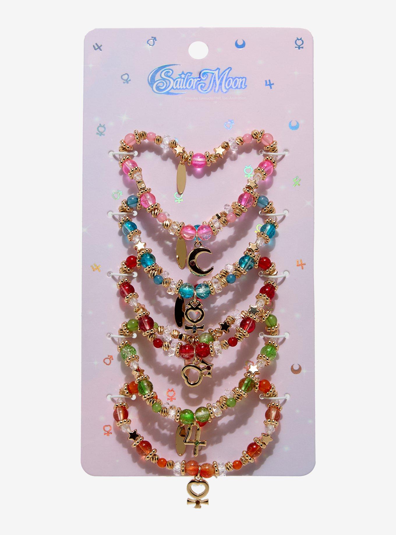 Pretty Guardian Sailor Moon Inner Sailor Guardian Bead Bracelet Set