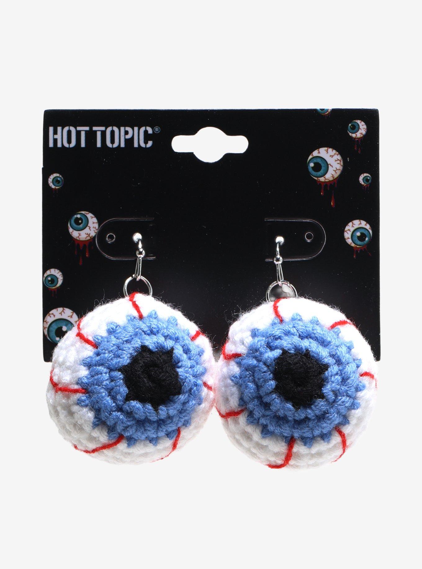 Eyeball Woven Drop Earrings, , hi-res