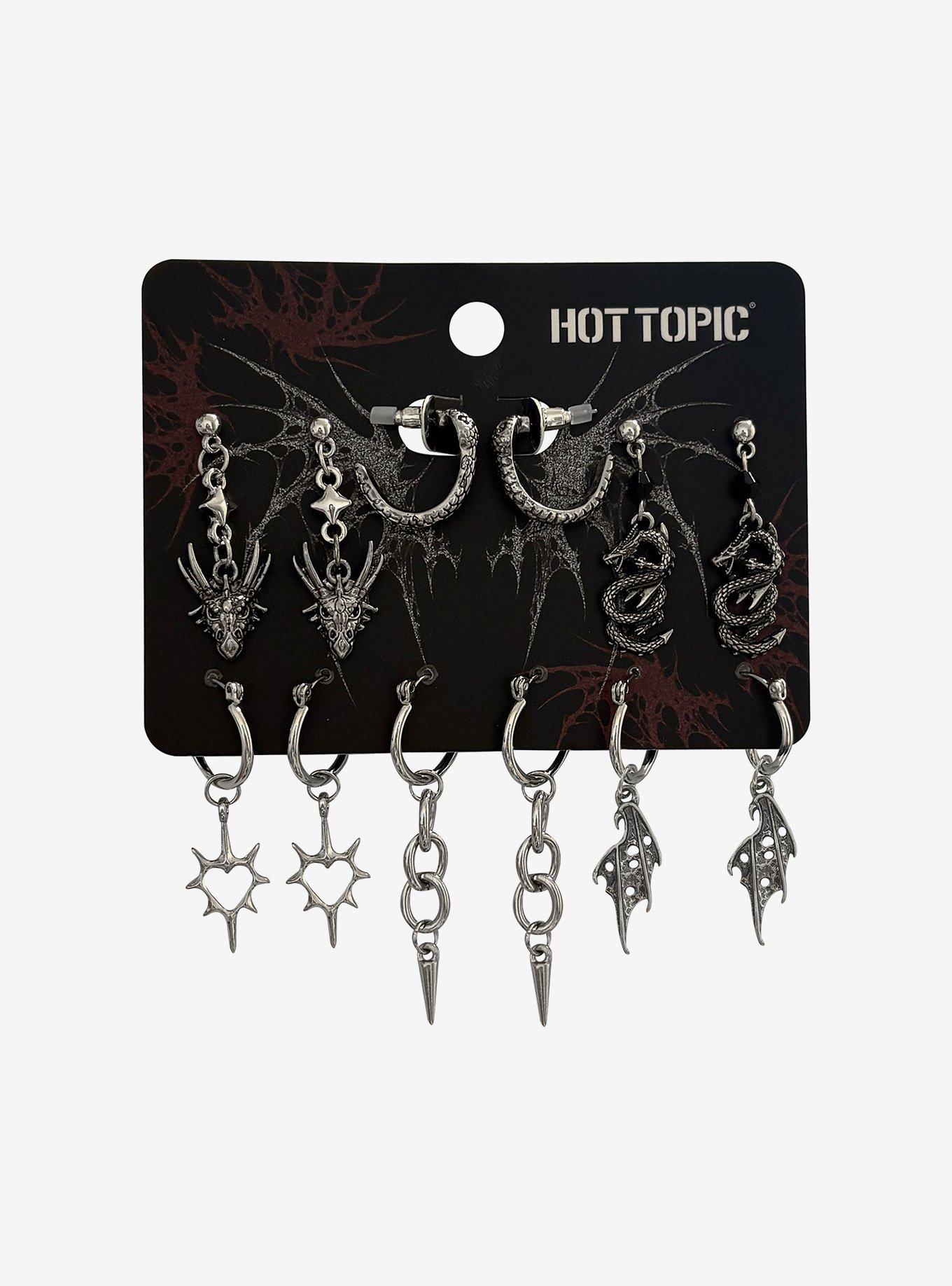 Gothic Dark Creature Earring Set, , hi-res