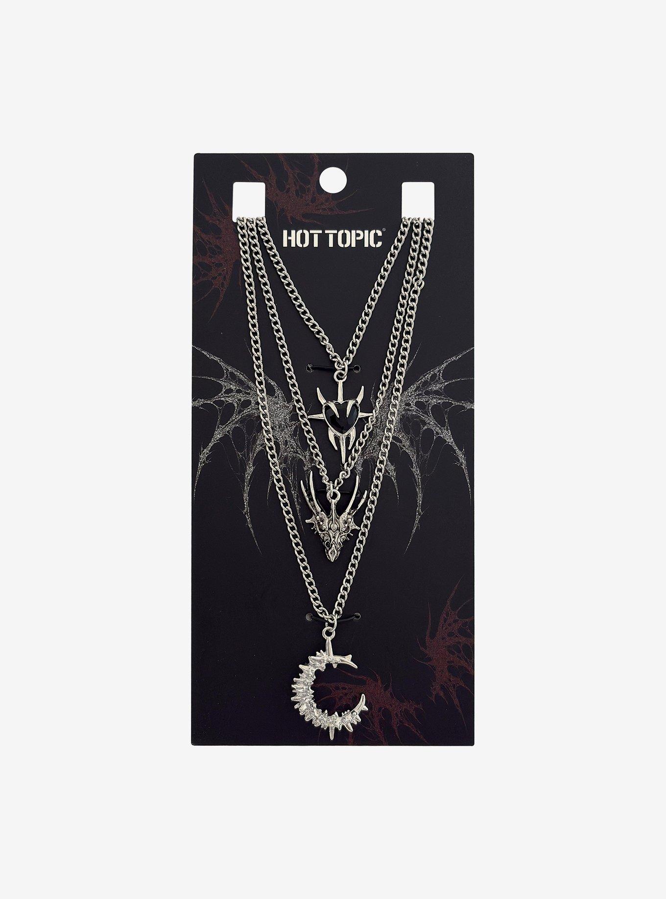 Dragon Heart Moon Necklace Set, , hi-res