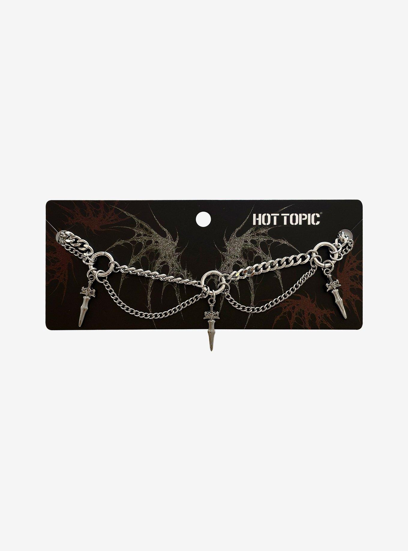 Dagger O-Ring Chain Choker, , hi-res