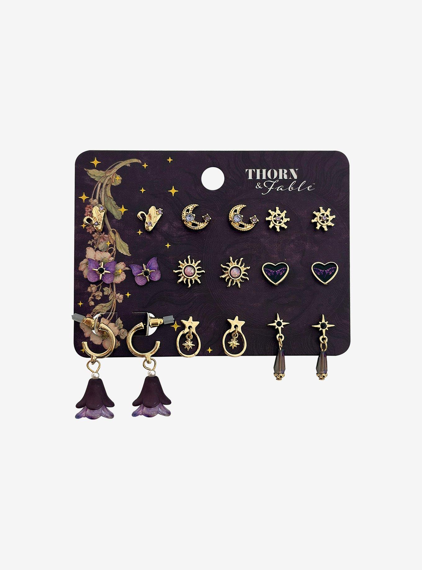 Thorn & Fable Cosmic Witch Earring Set, , hi-res