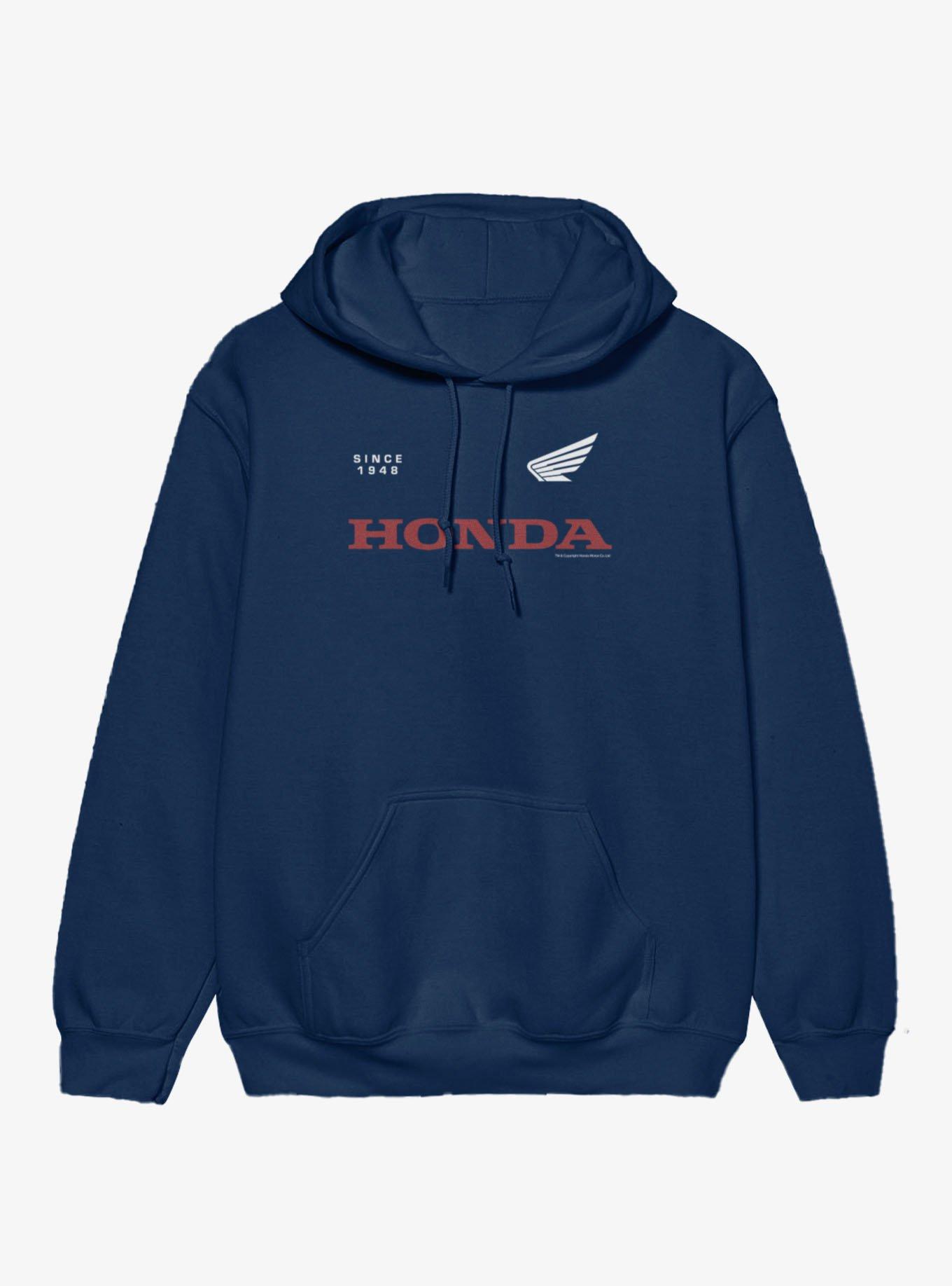 Honda Logo Badges 1948 Hoodie, NAVY, hi-res view 1