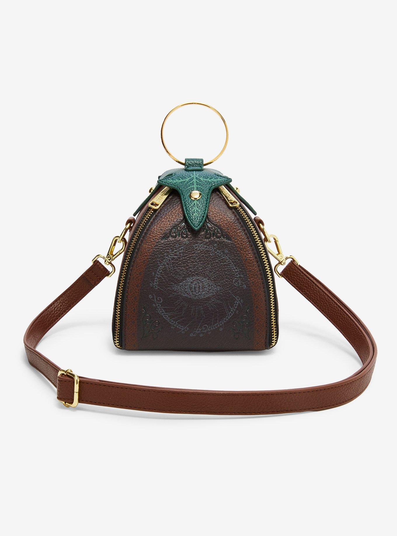 Loungefly The Lord of The Rings Triangle Figural Crossbody Bag - BoxLunch Exclusive