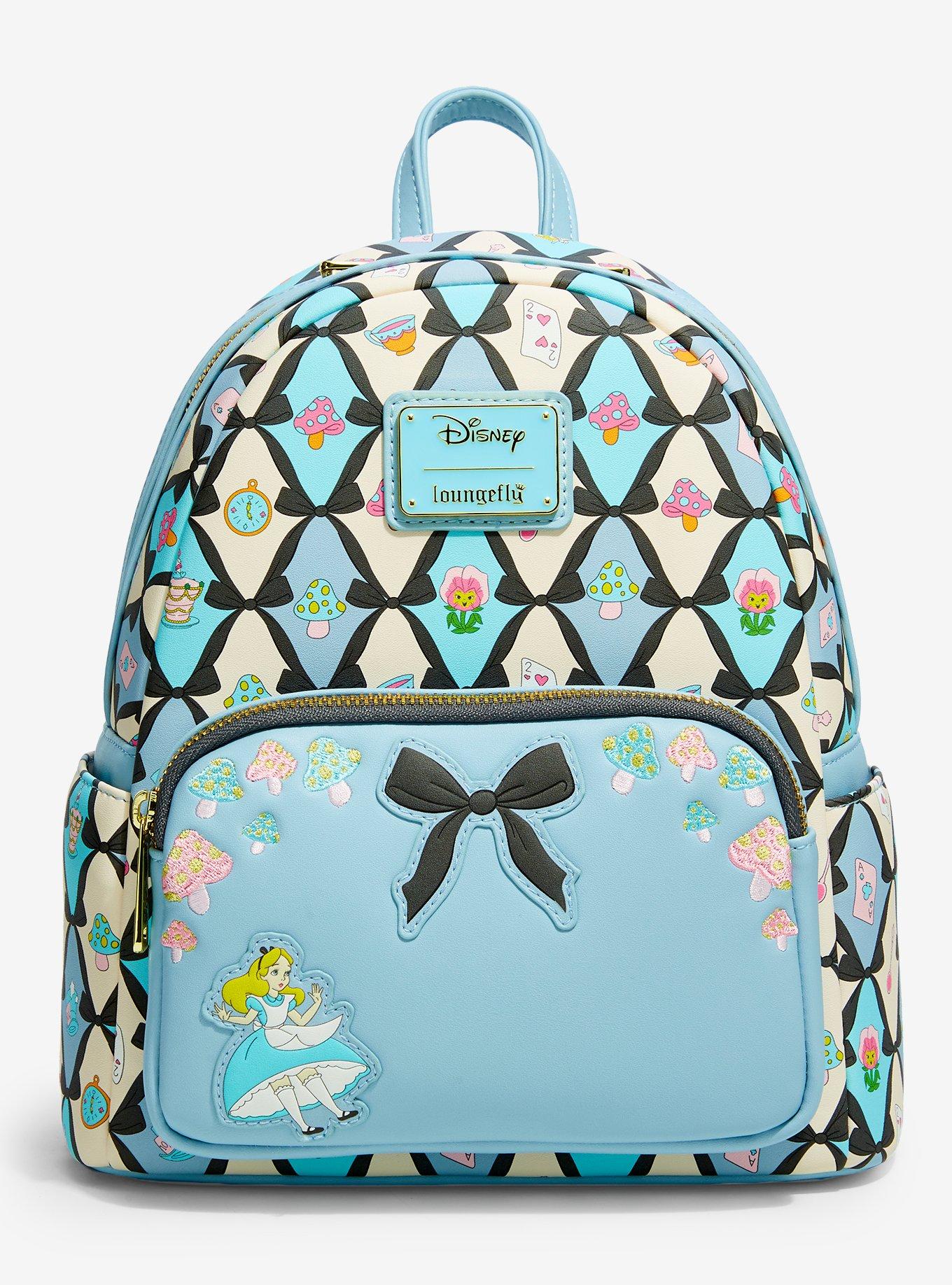 Loungefly Disney Alice in Wonderland Patterned Mini Backpack - BoxLunch Exclusive