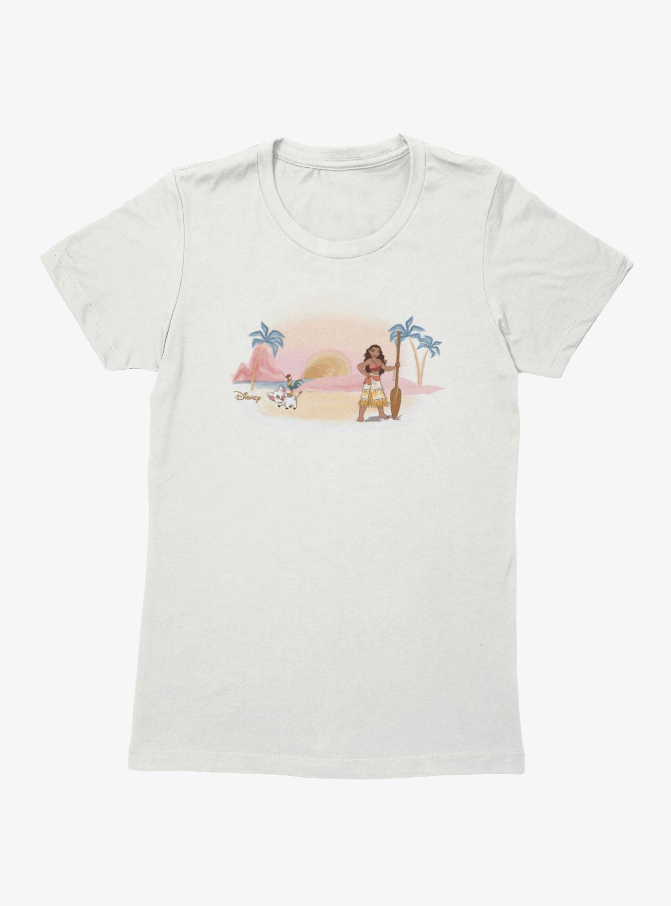Disney Moana Beach Vibes Womens T-Shirt, , hi-res