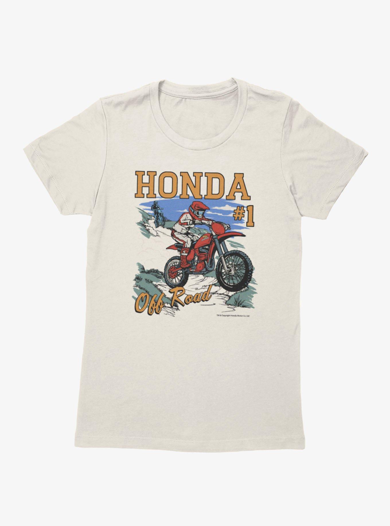 Honda Dirt Biking Number 1 Off Road Womens T-Shirt, , hi-res view 1