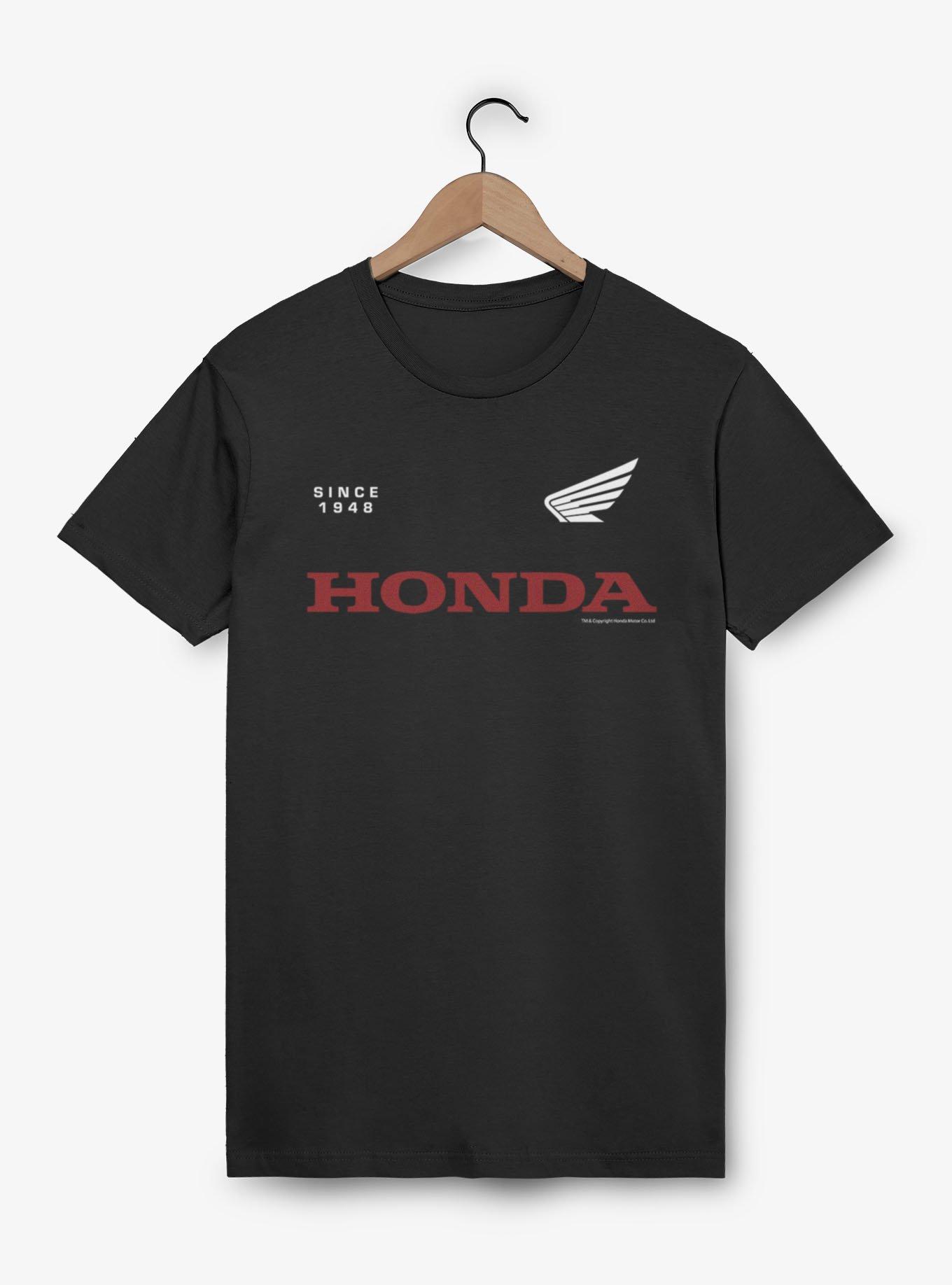 Honda Logo Badges 1948 T-Shirt, BLACK, hi-res view 1