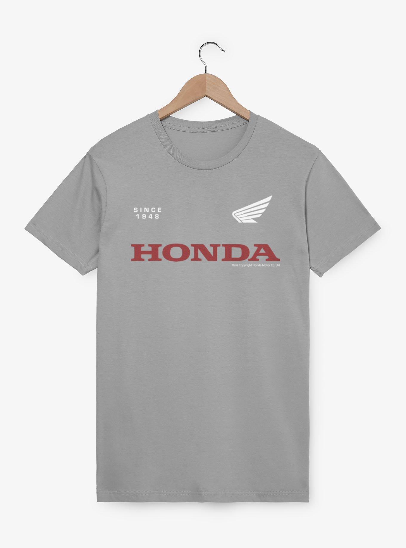 Honda Logo Badges 1948 T-Shirt, LIGHT GREY, hi-res view 1