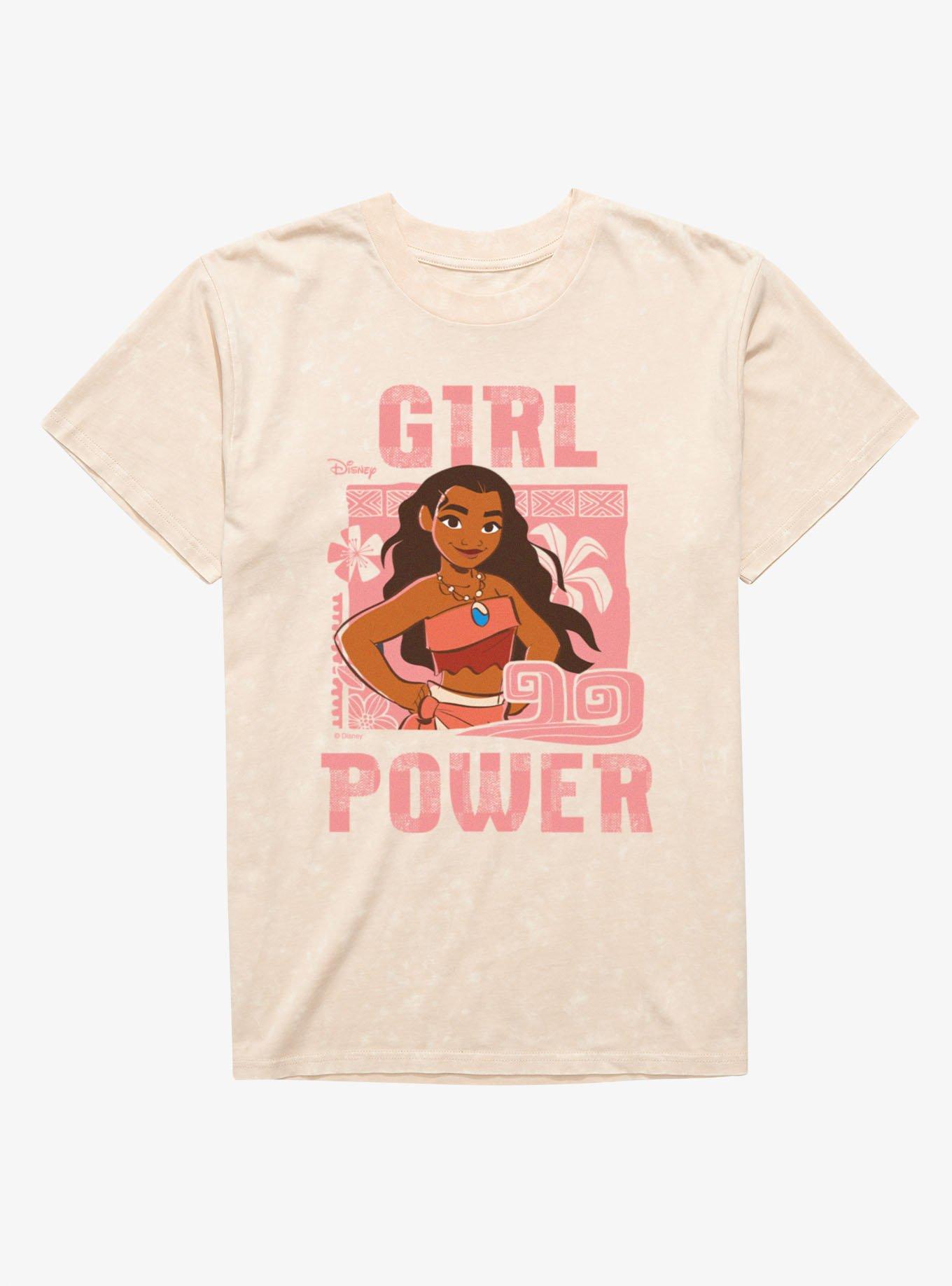 Disney Moana Girl Power Mineral Wash T-Shirt, , hi-res