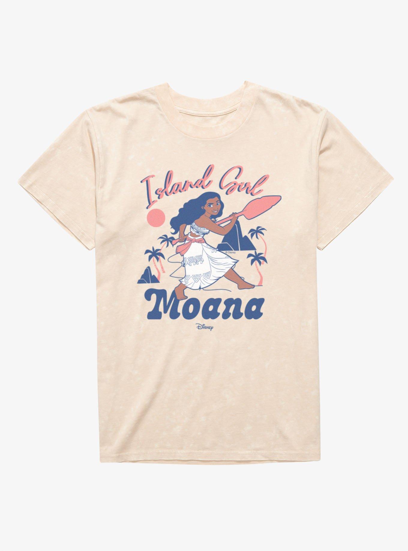 Disney Moana Island Girl Mineral Wash T-Shirt, , hi-res