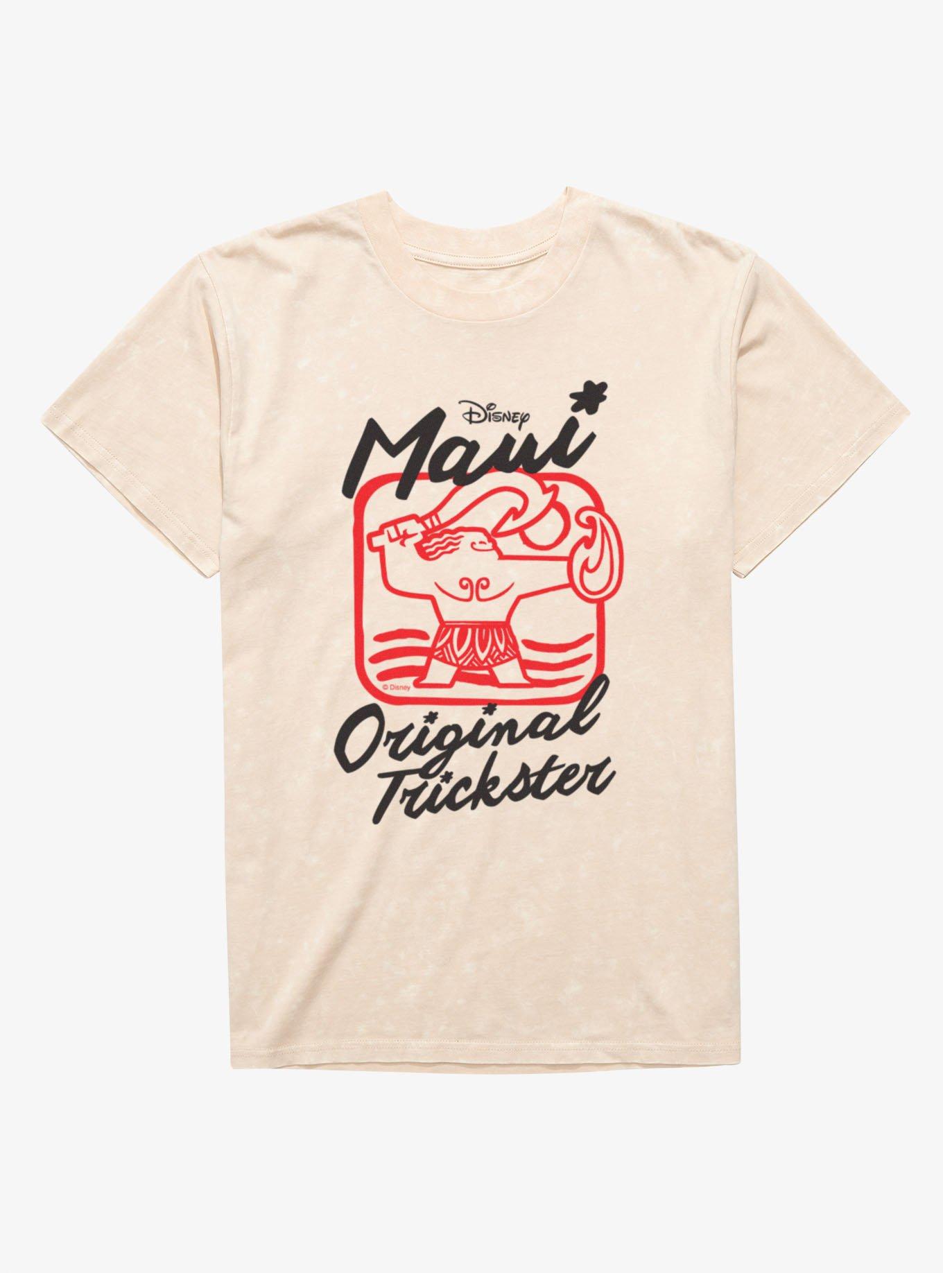Disney Moana Maui Original Trickster Mineral Wash T-Shirt, , hi-res