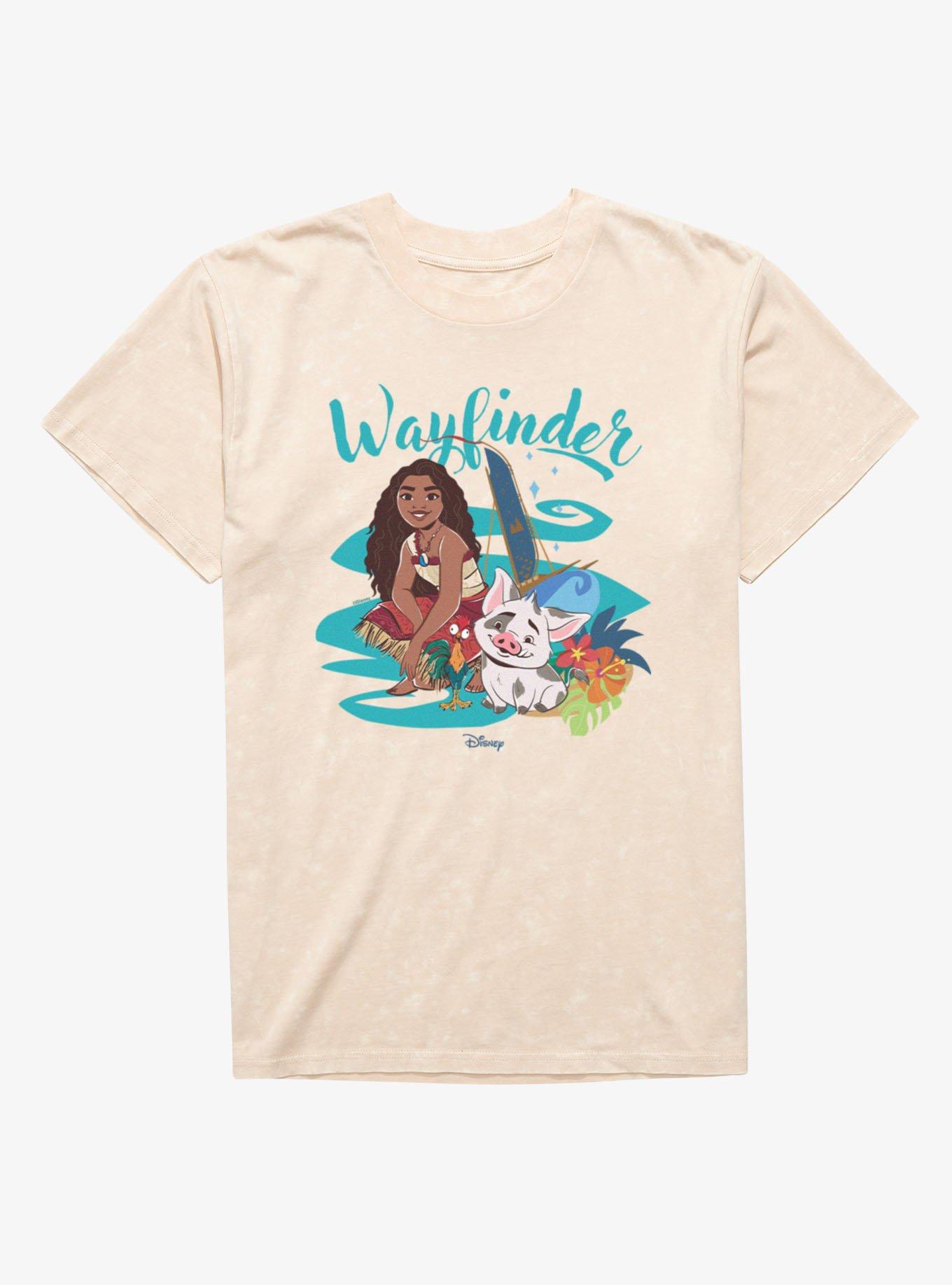 Disney Moana Wayfinder In Waves Mineral Wash T-Shirt, , hi-res