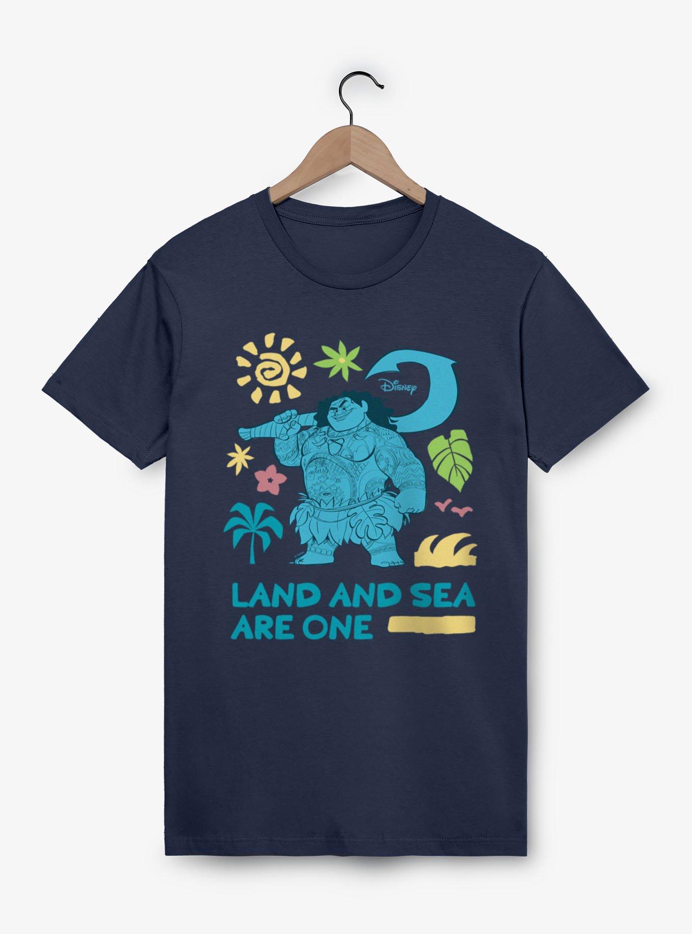 Disney Moana Land And Sea Are One Maui T-Shirt, , hi-res