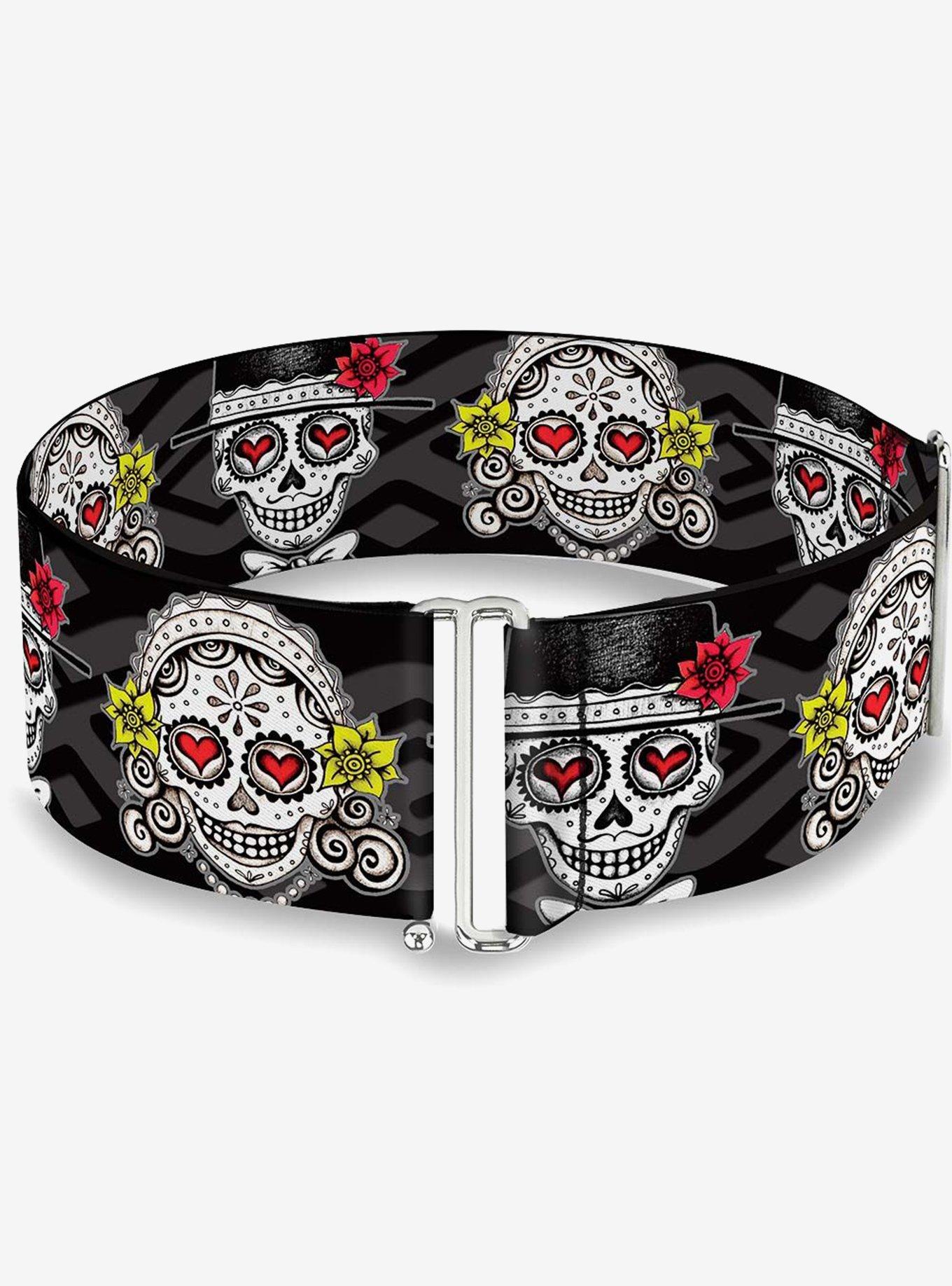 Thaneeya Mcardle Los Novios Black Gray White Multi Cinch Belt, , hi-res