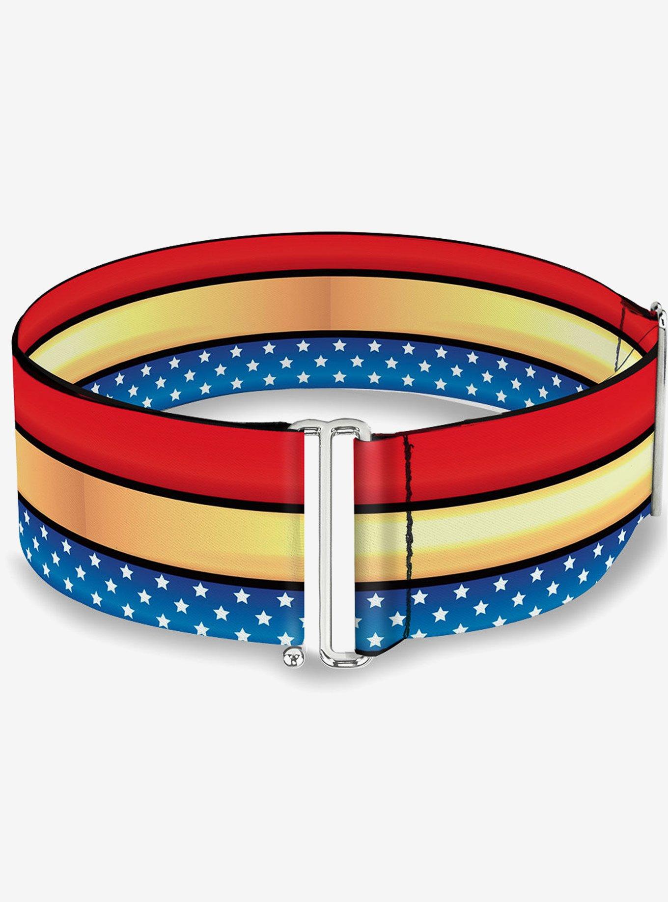 DC Comics Wonder Woman Stripe Stars Cinch Belt, , hi-res