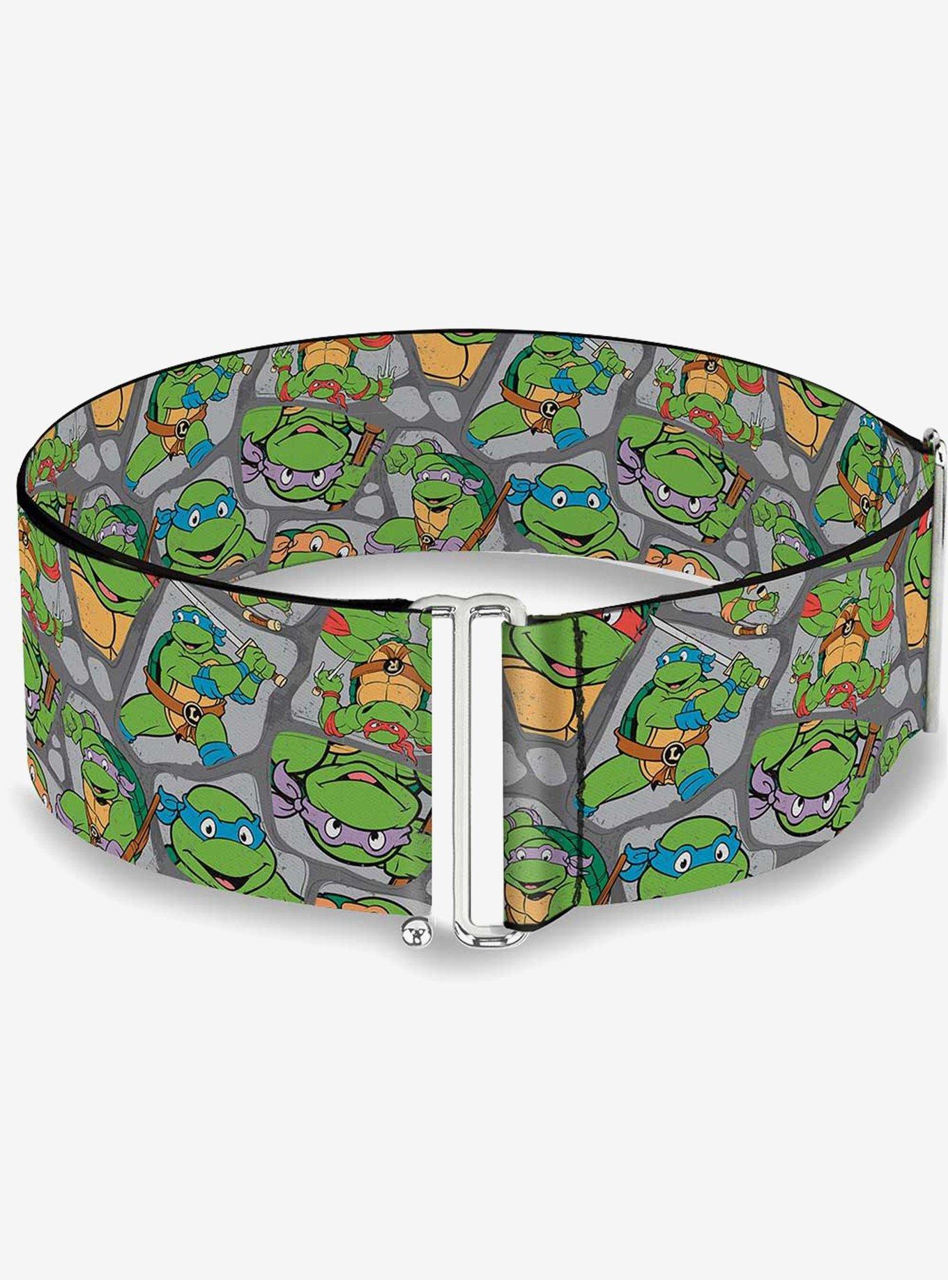 Teenage Mutant Ninja Turtles Expression Pose Turtle Shell Collage Cinch Belt, , hi-res