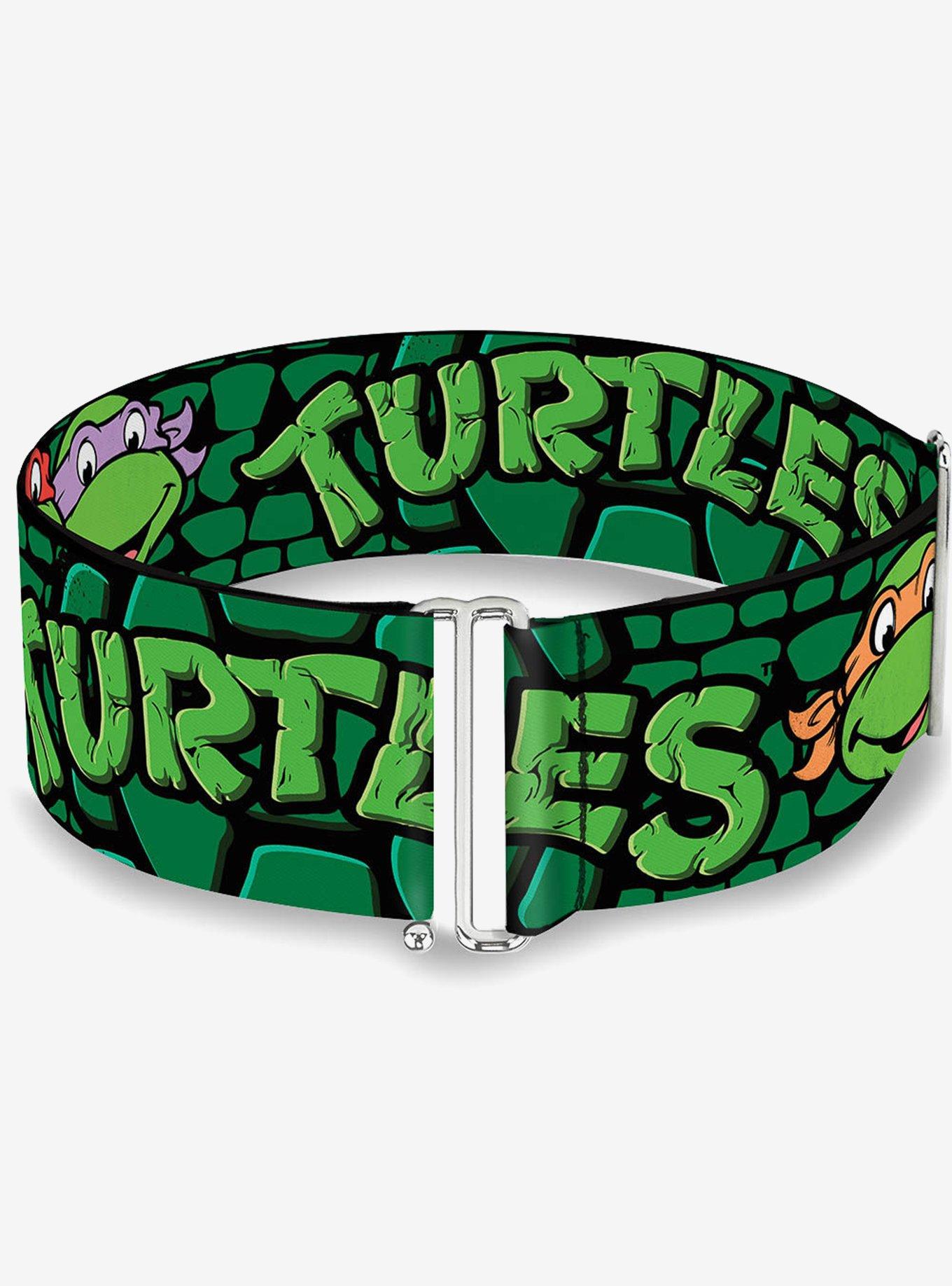 Teenage Mutant Ninja Turtles Group Faces Turtle Shell Cinch Belt, , hi-res