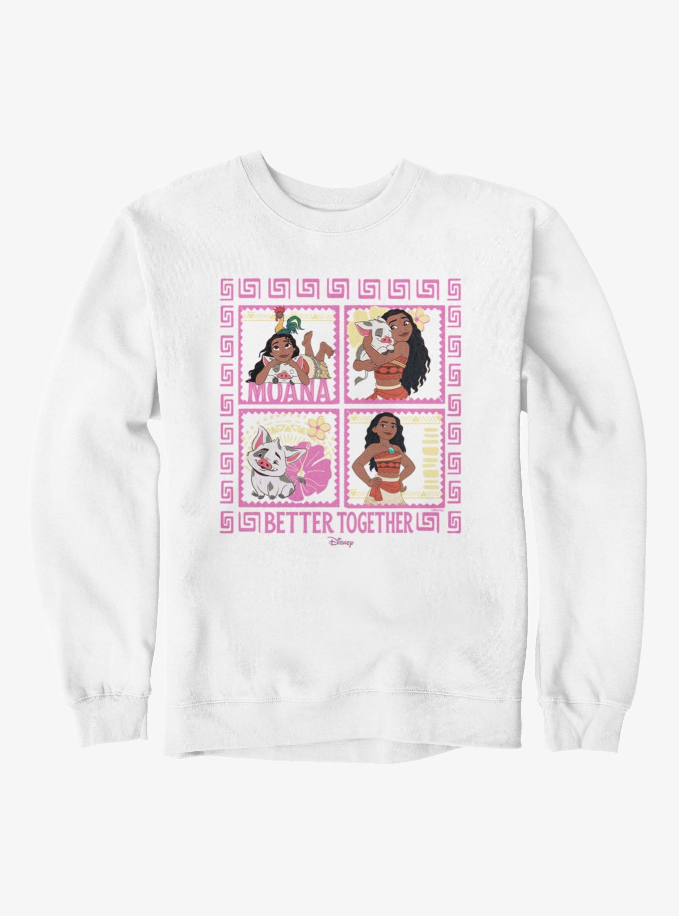 Disney Moana Better Together Square Panels Sweatshirt, , hi-res