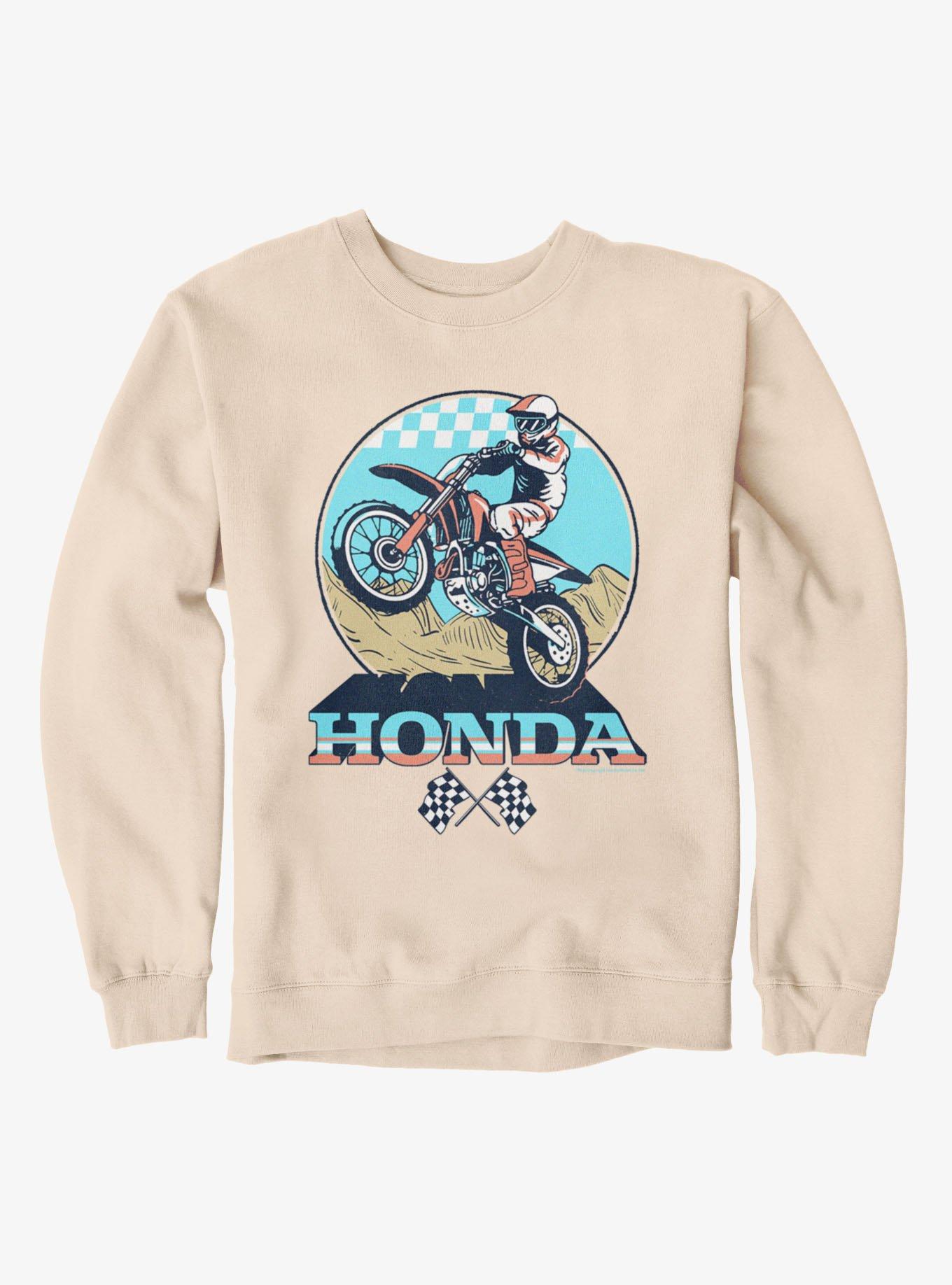 Honda Dirt Bike Racing Crew Sweatshirt, , hi-res