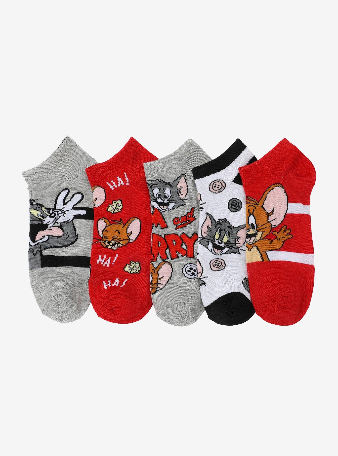 Tom & Jerry Characters Ankle Sock Set, , hi-res