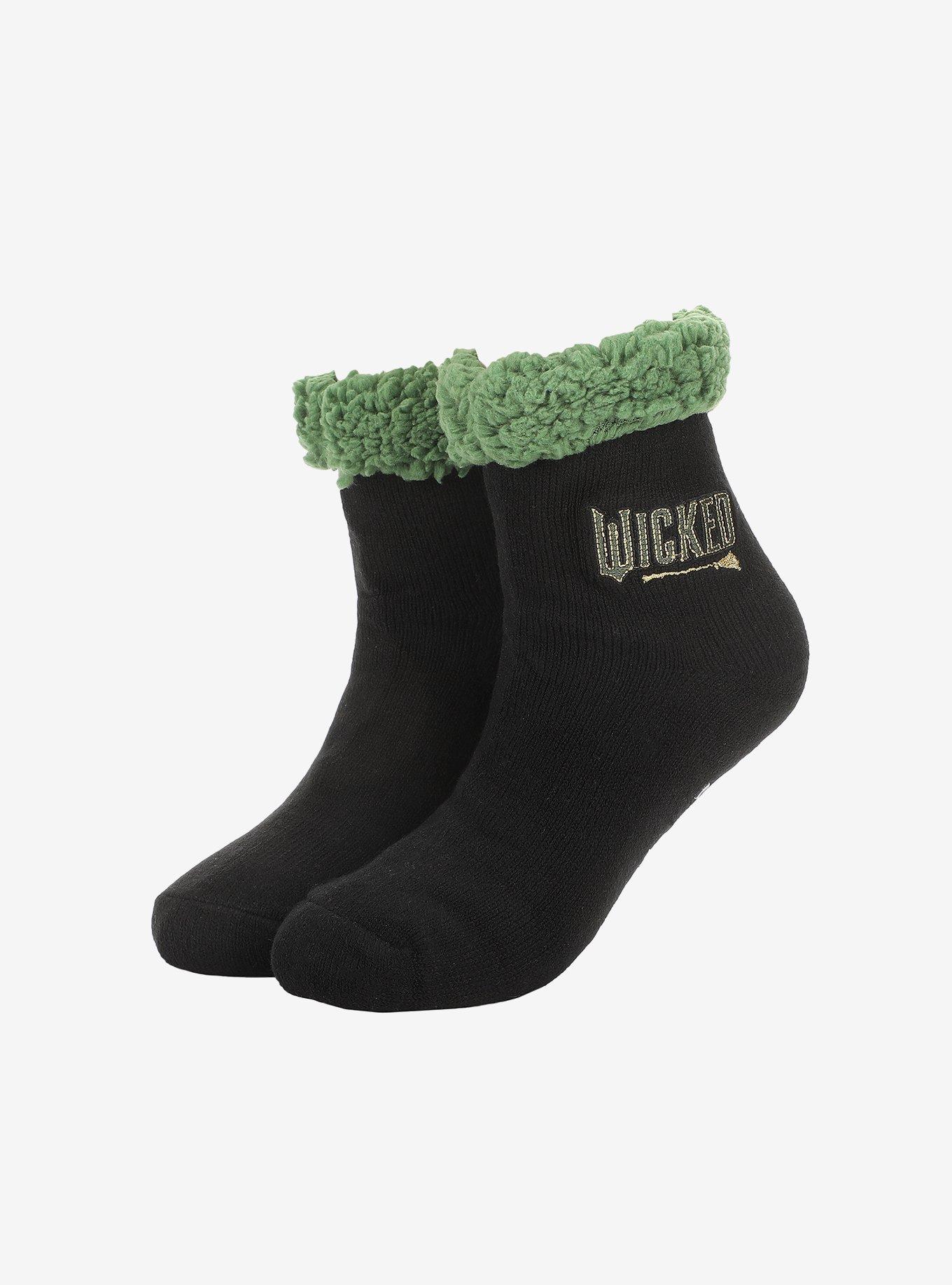 Wicked Elphaba Slipper Socks, , hi-res