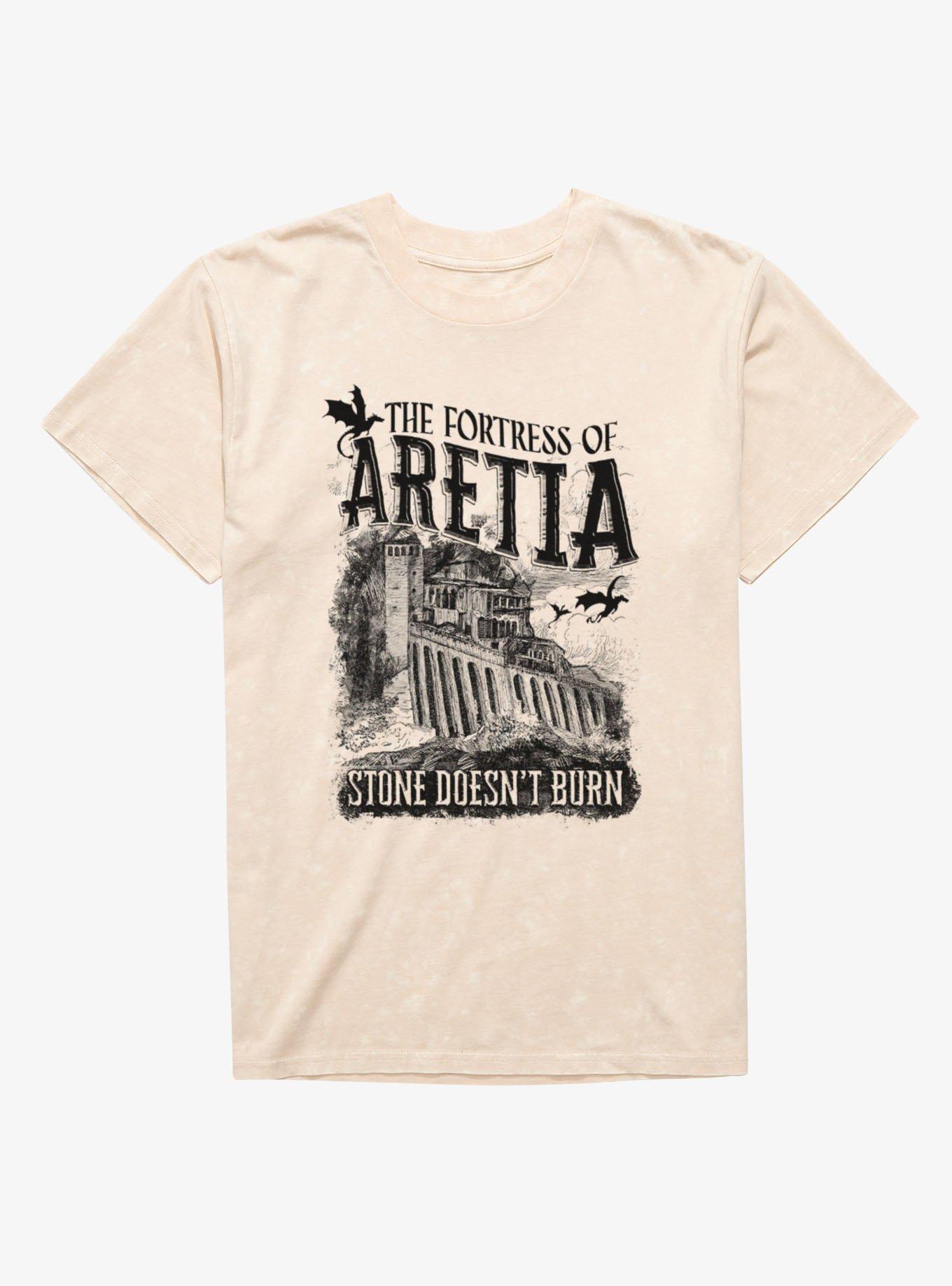 The Empyrean Fourth Wing Forest Of Aretia Mineral Wash T-Shirt, , hi-res