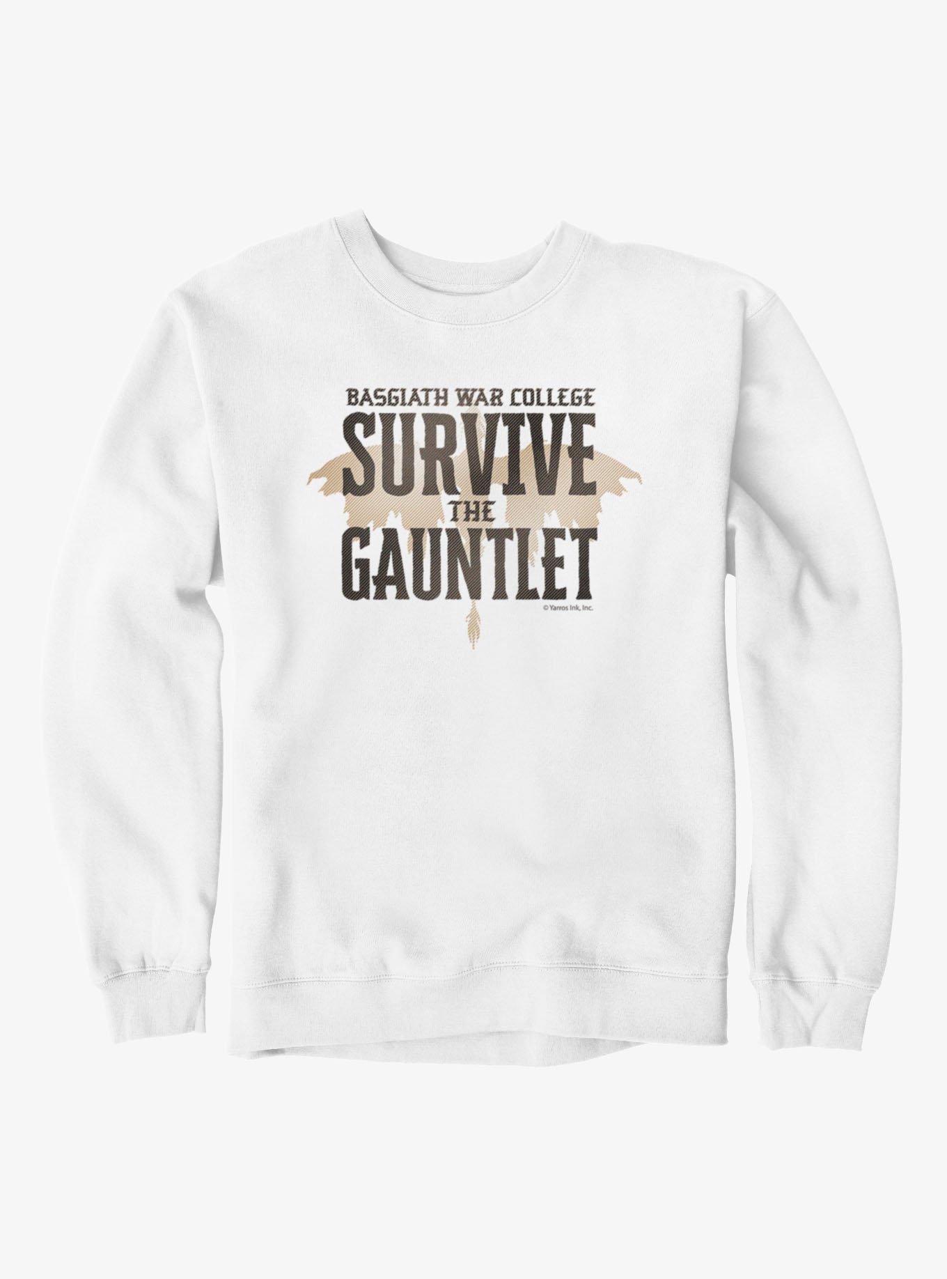 The Empyrean Fourth Wing Basgiath Survive Gauntlet Sweatshirt