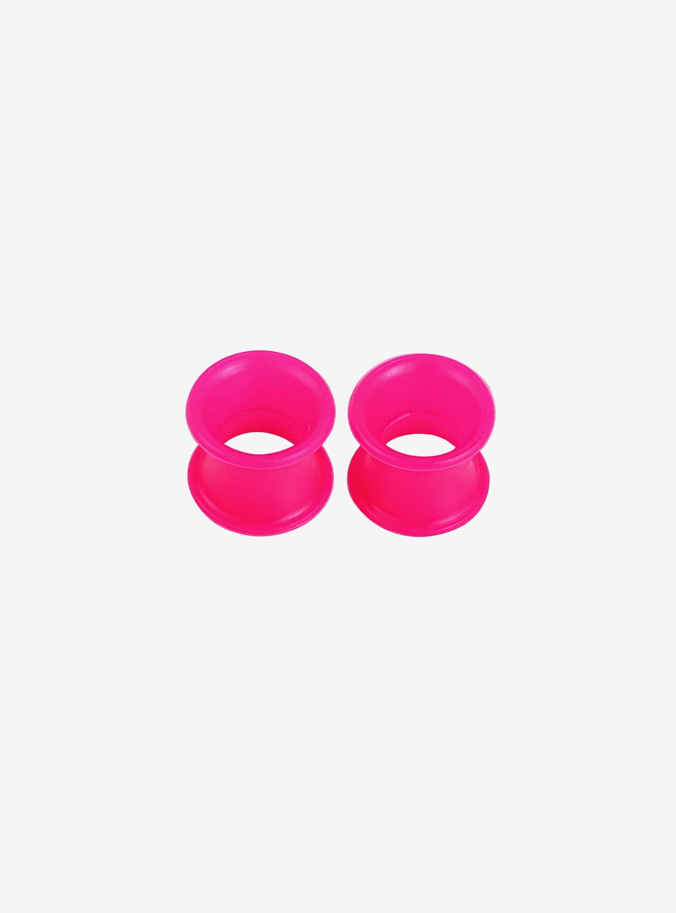 Silicone Hot Pink Eyelet Plug 2 Pack, , hi-res
