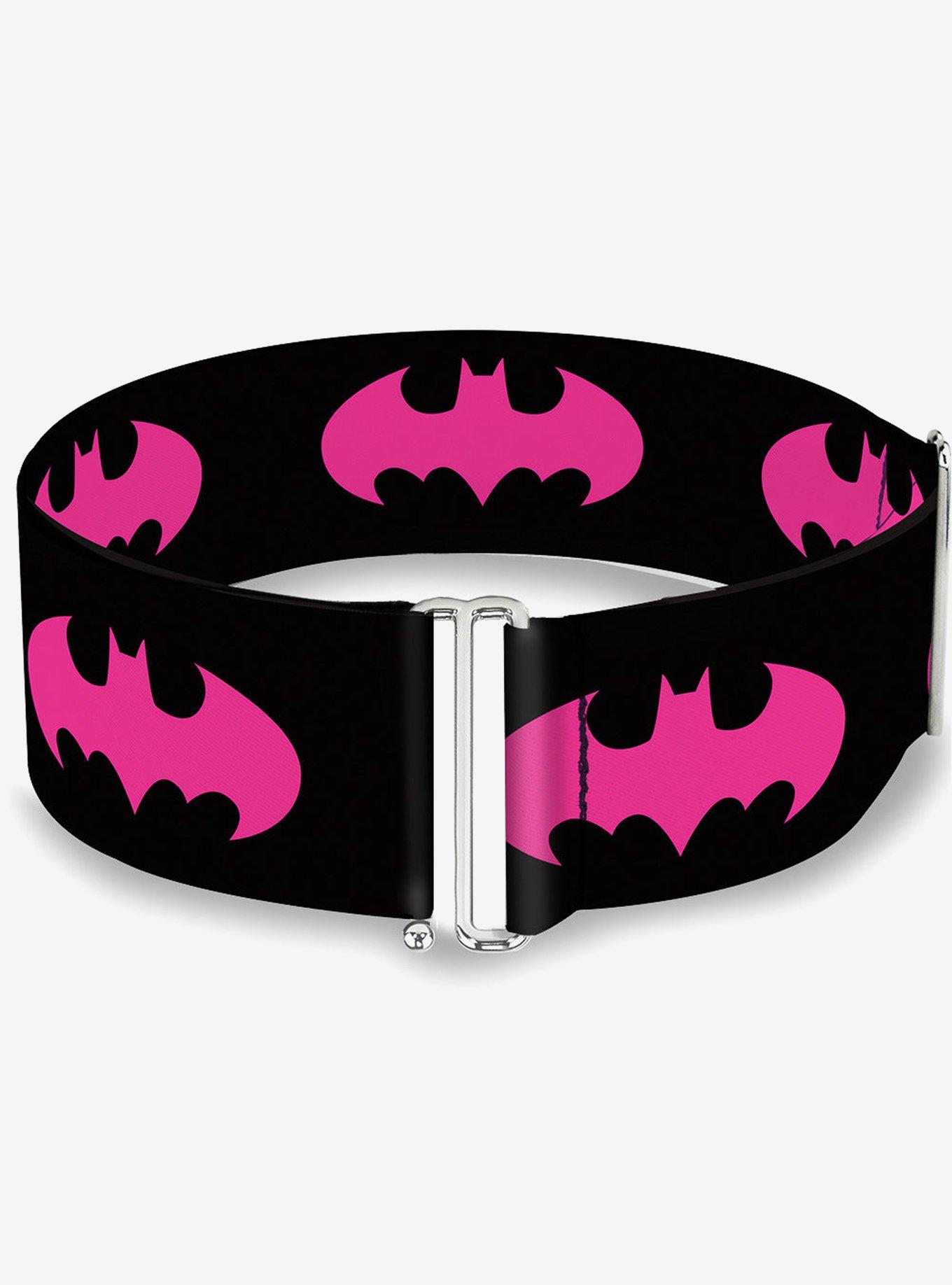 DC Comics Batman Signal Black Fuchsia Cinch Belt, , hi-res