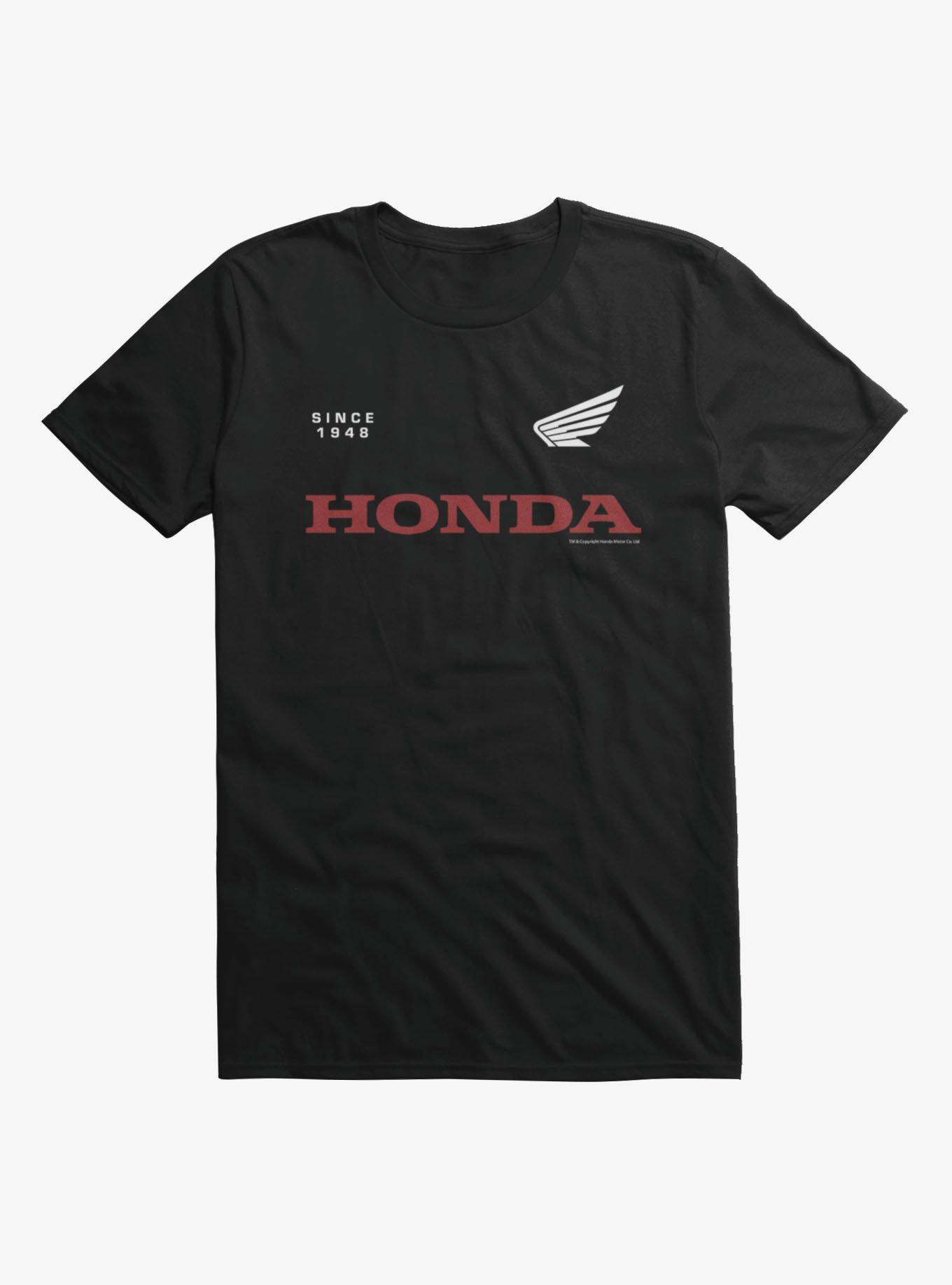 Honda Logo Badges 1948 T-Shirt, BLACK, hi-res view 1