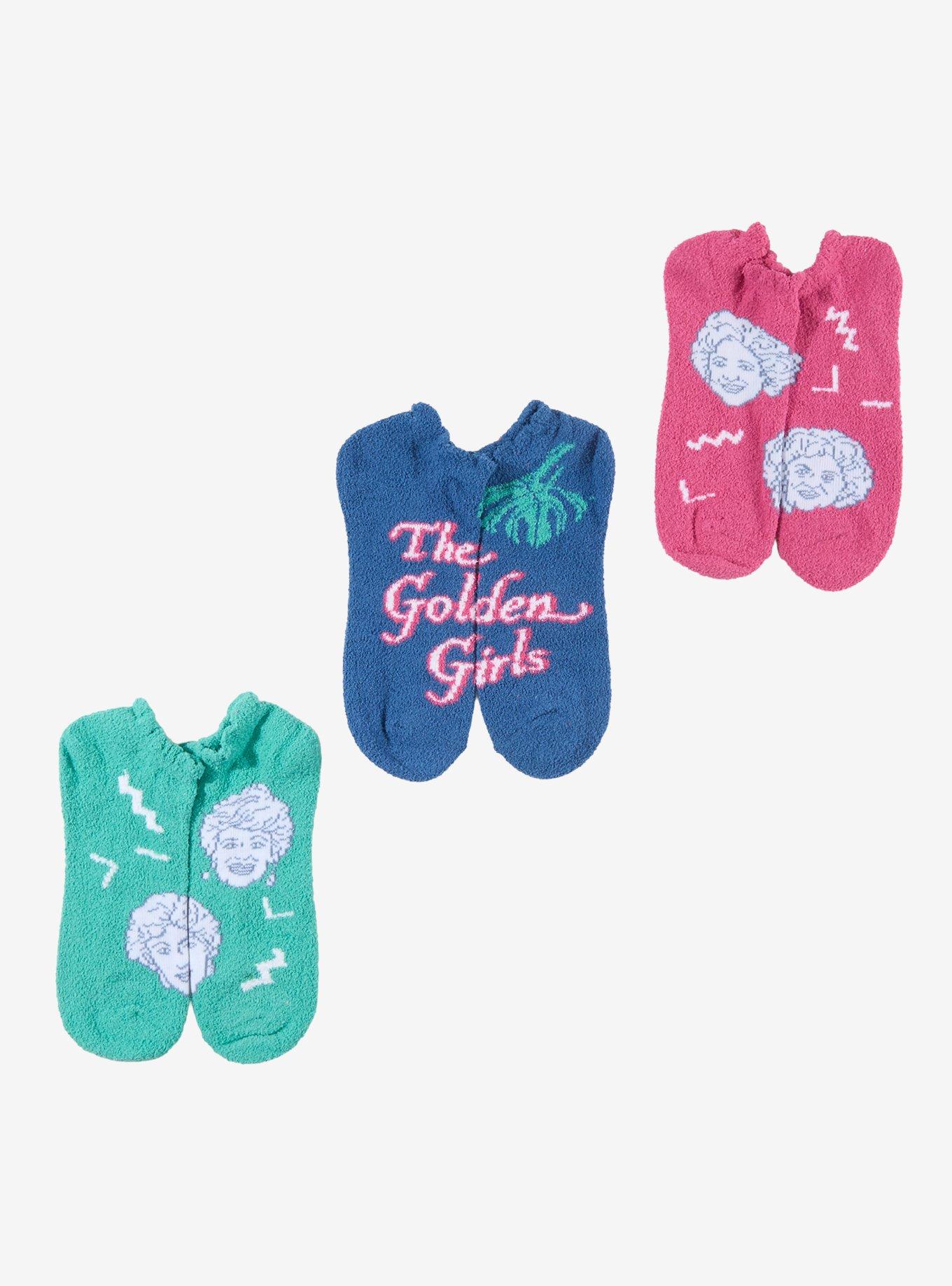 The Golden Girls Characters Fuzzy Ankle Sock Set, , hi-res