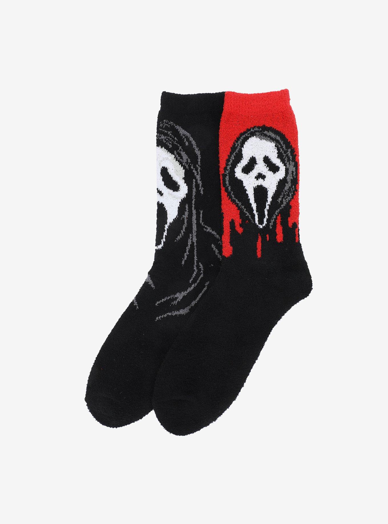 Scream Ghost Face Crew Sock Set, , hi-res
