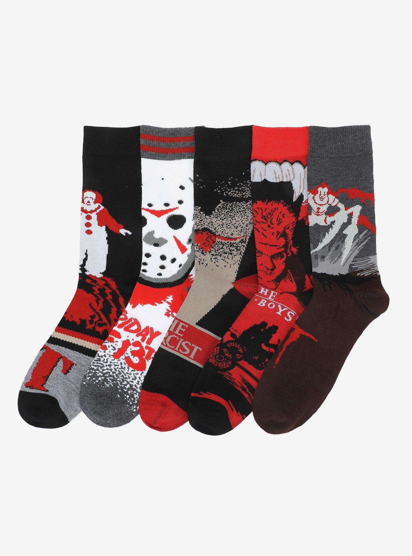 Warner Bros. Horror Icons Sock Set, , hi-res