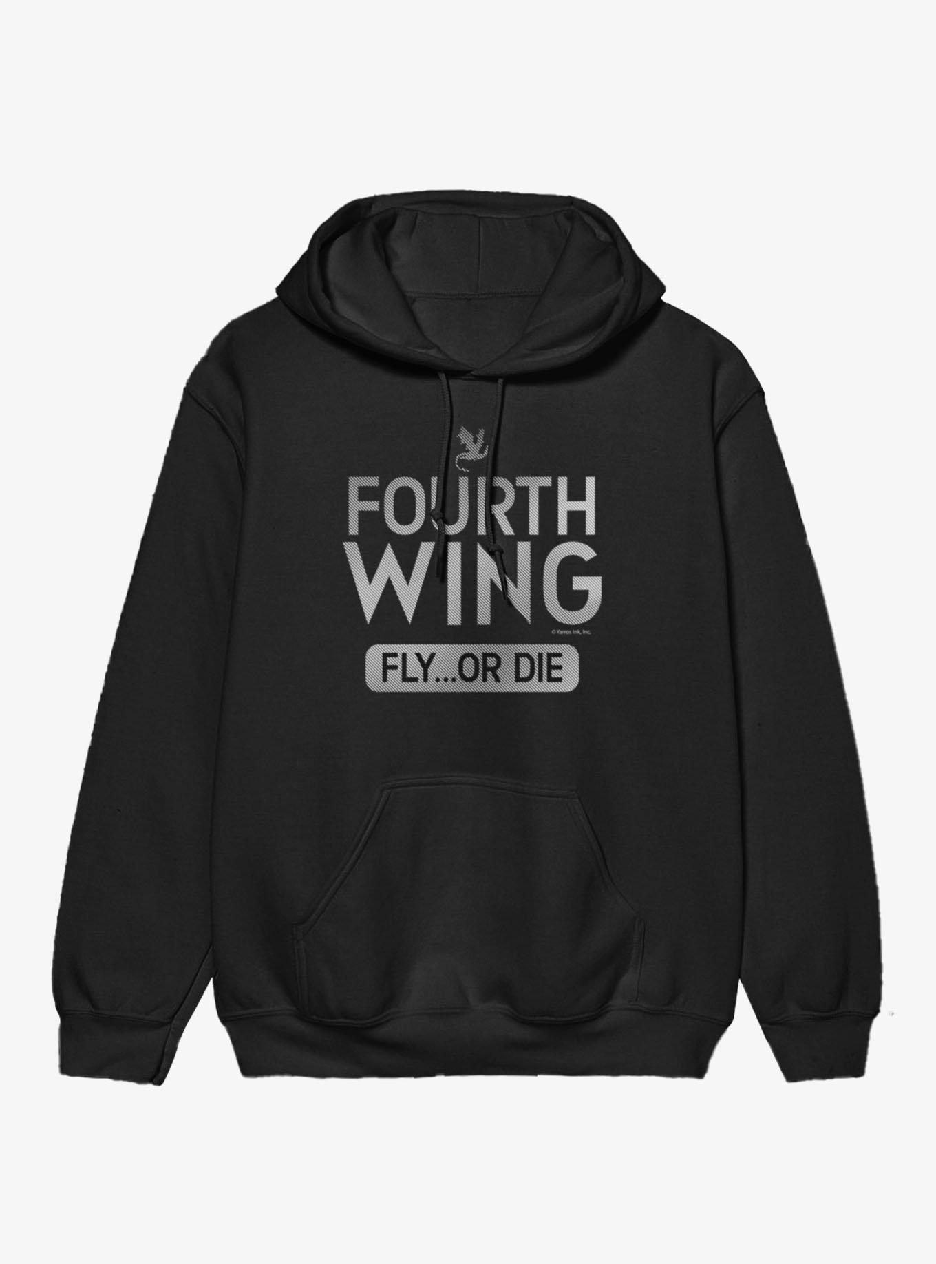 The Empyrean Fourth Wing Fly Or Die Stripes Hoodie, , hi-res