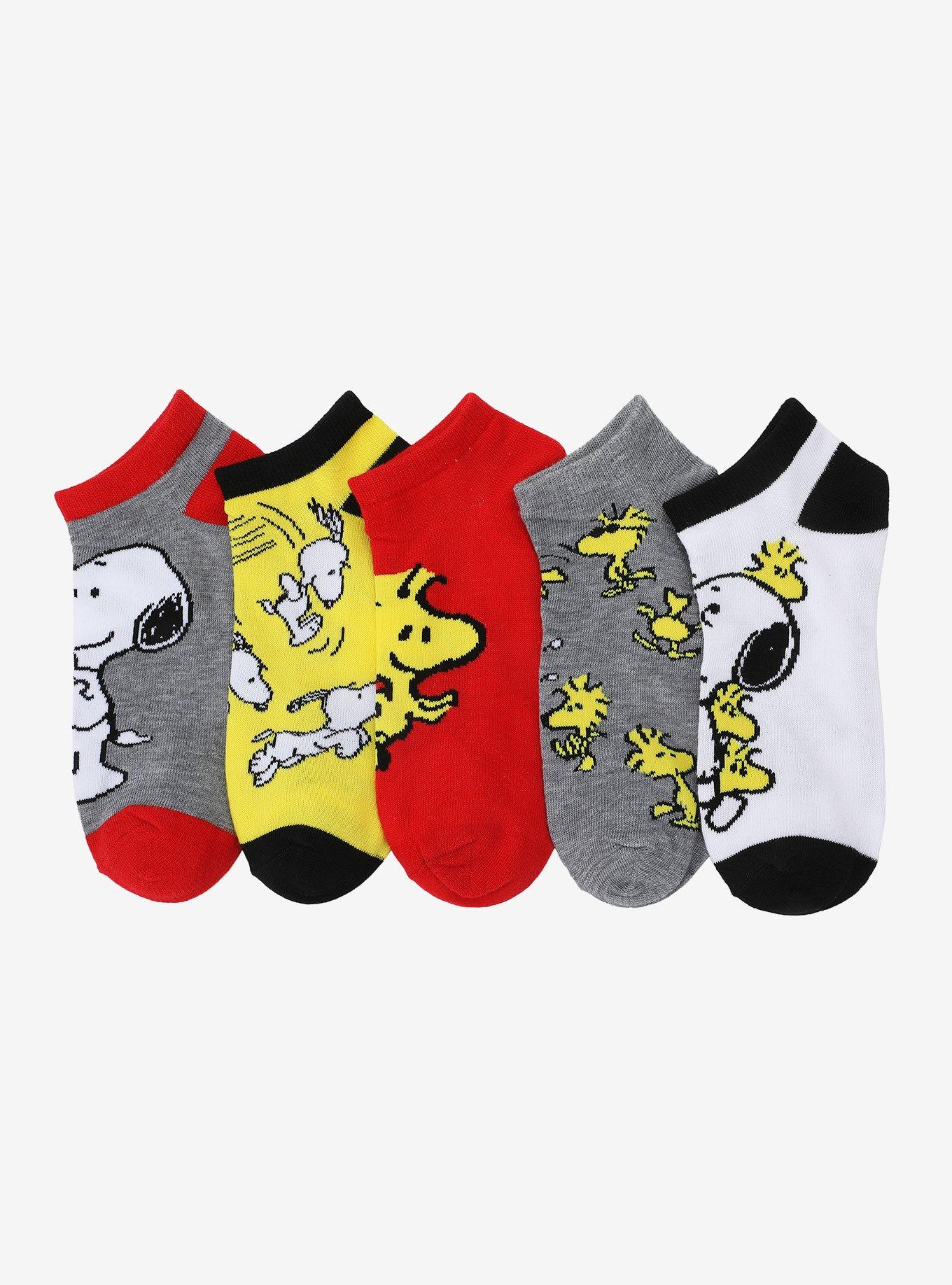Peanuts Snoopy & Woodstock Ankle Sock Set, , hi-res