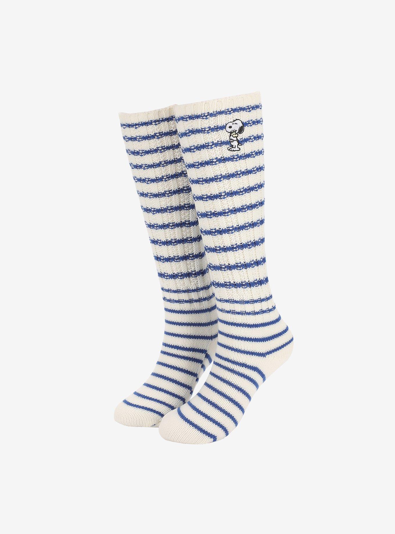 Peanuts Snoopy & Woodstock Knick Slouchy Socks, , hi-res