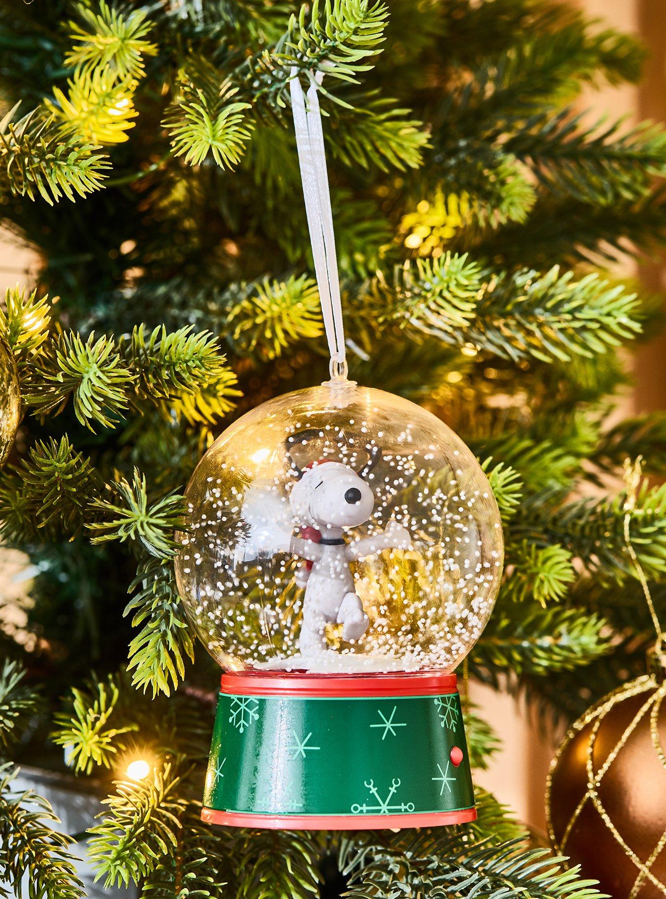Peanuts Snoopy Snow Globe Musical Ornament