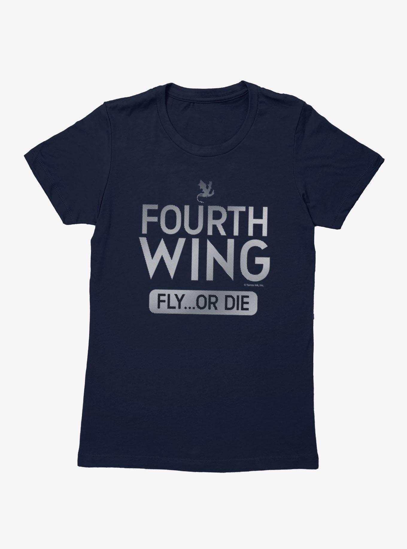 The Empyrean Fourth Wing Fly Or Die Stripes Womens T-Shirt, , hi-res