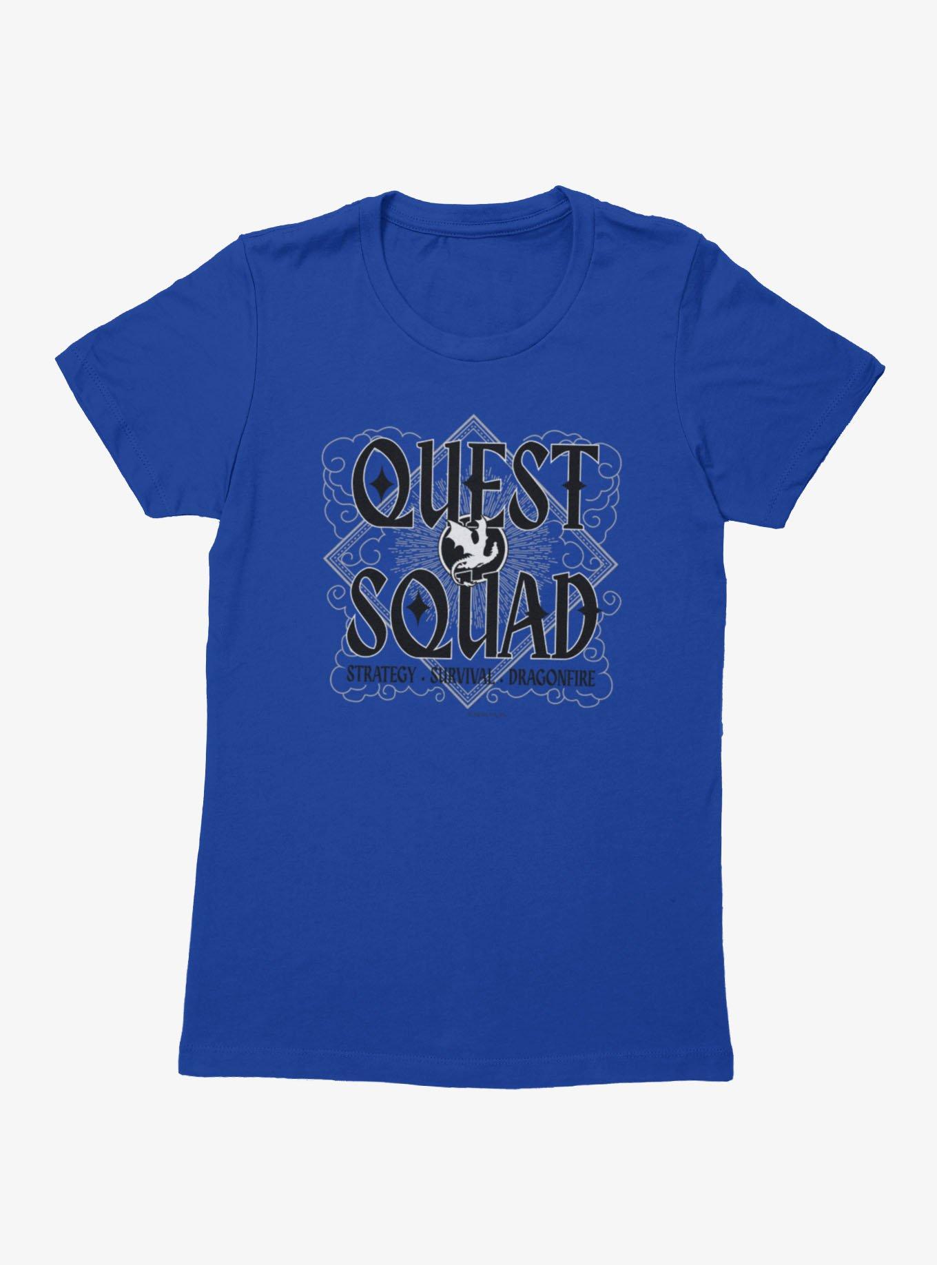 The Empyrean Fourth Wing Quest Squad Strategy Survival Womens T-Shirt, , hi-res view 1