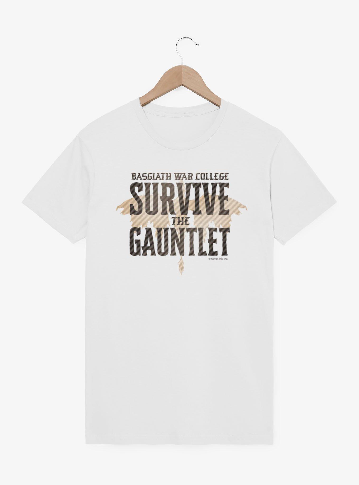 The Empyrean Fourth Wing Basgiath Survive Gauntlet T-Shirt, , hi-res