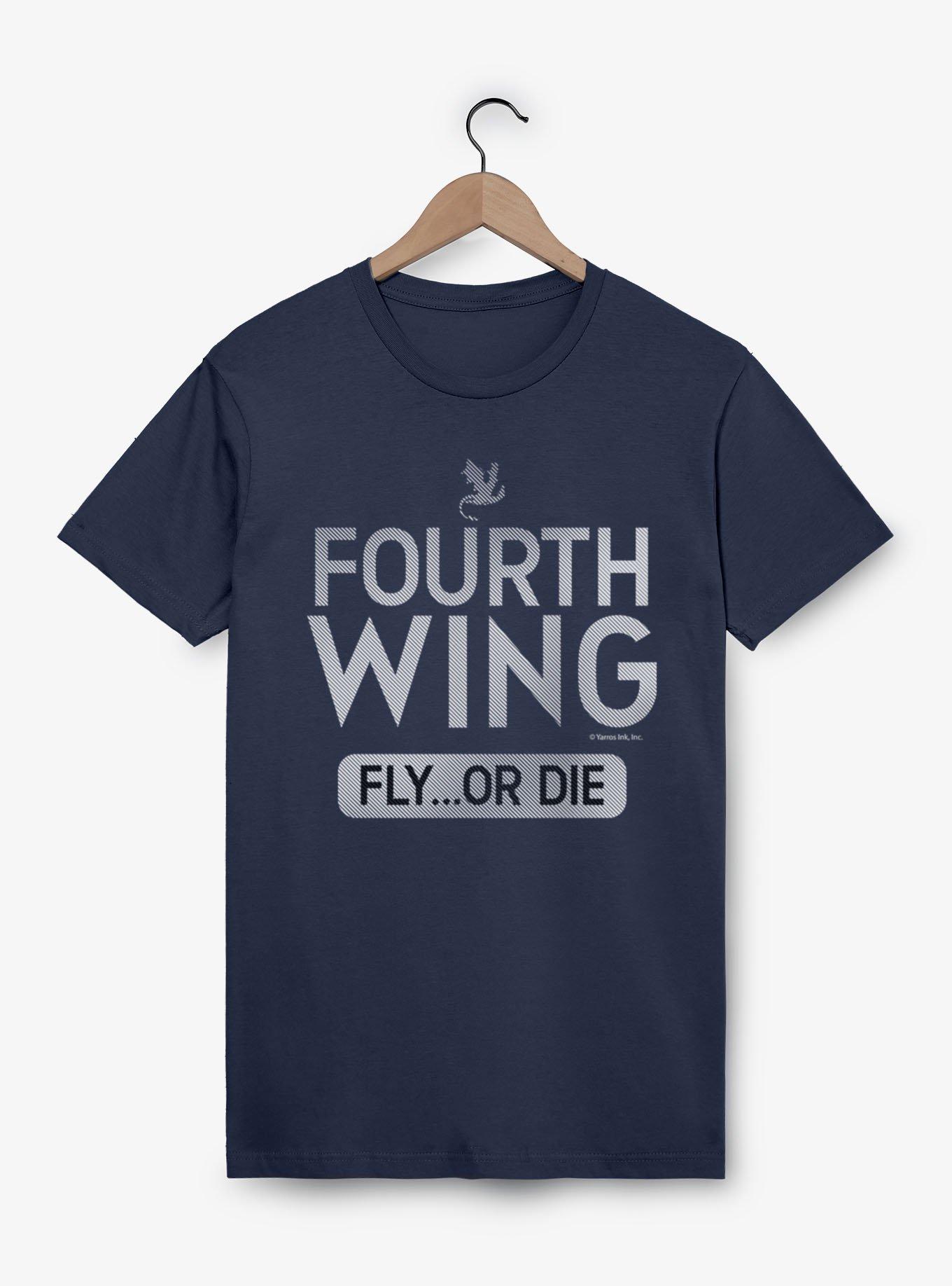 The Empyrean Fourth Wing Fly Or Die Stripes T-Shirt