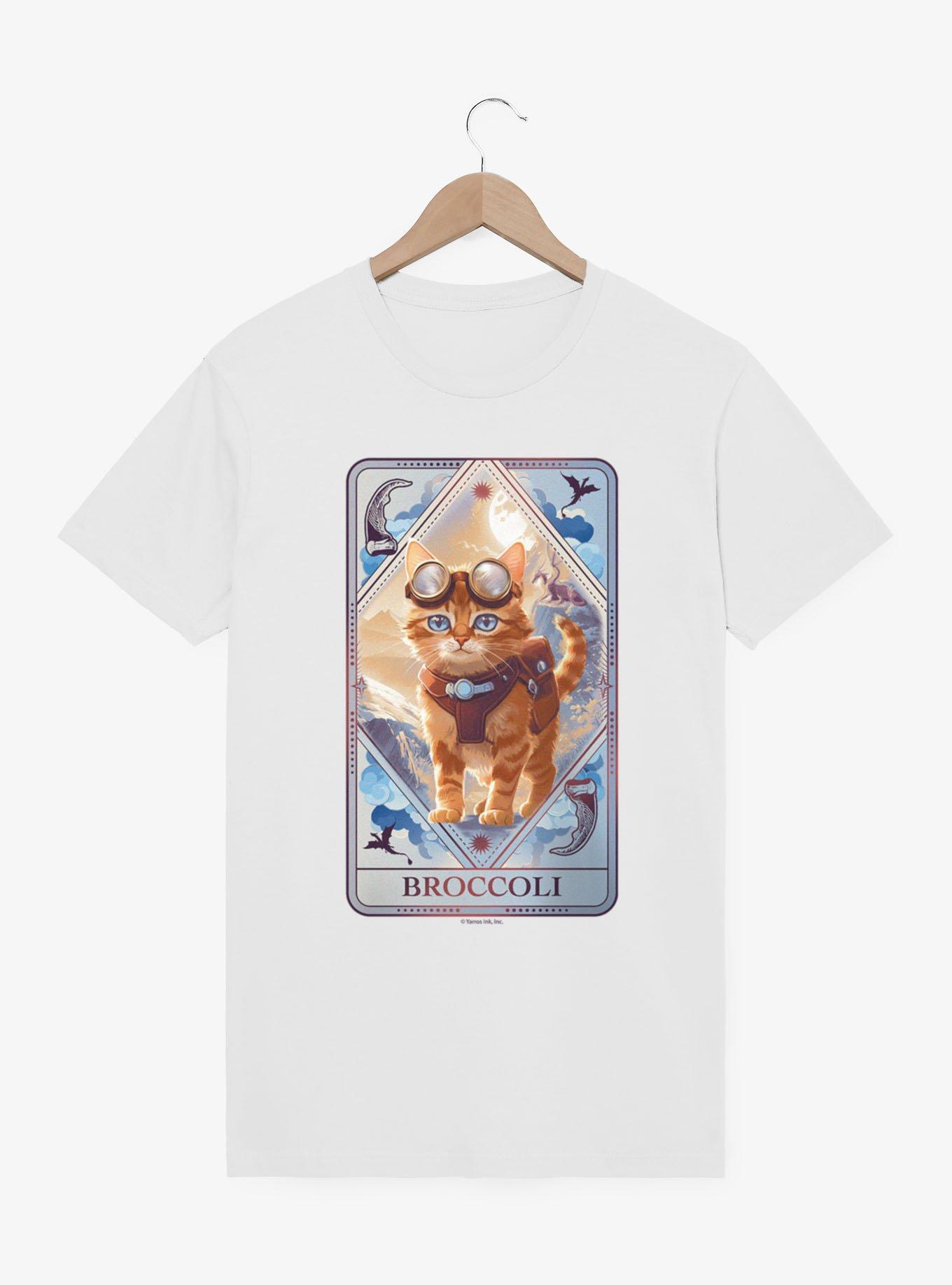 The Empyrean Fourth Wing Broccoli Tarot Card T-Shirt, , hi-res
