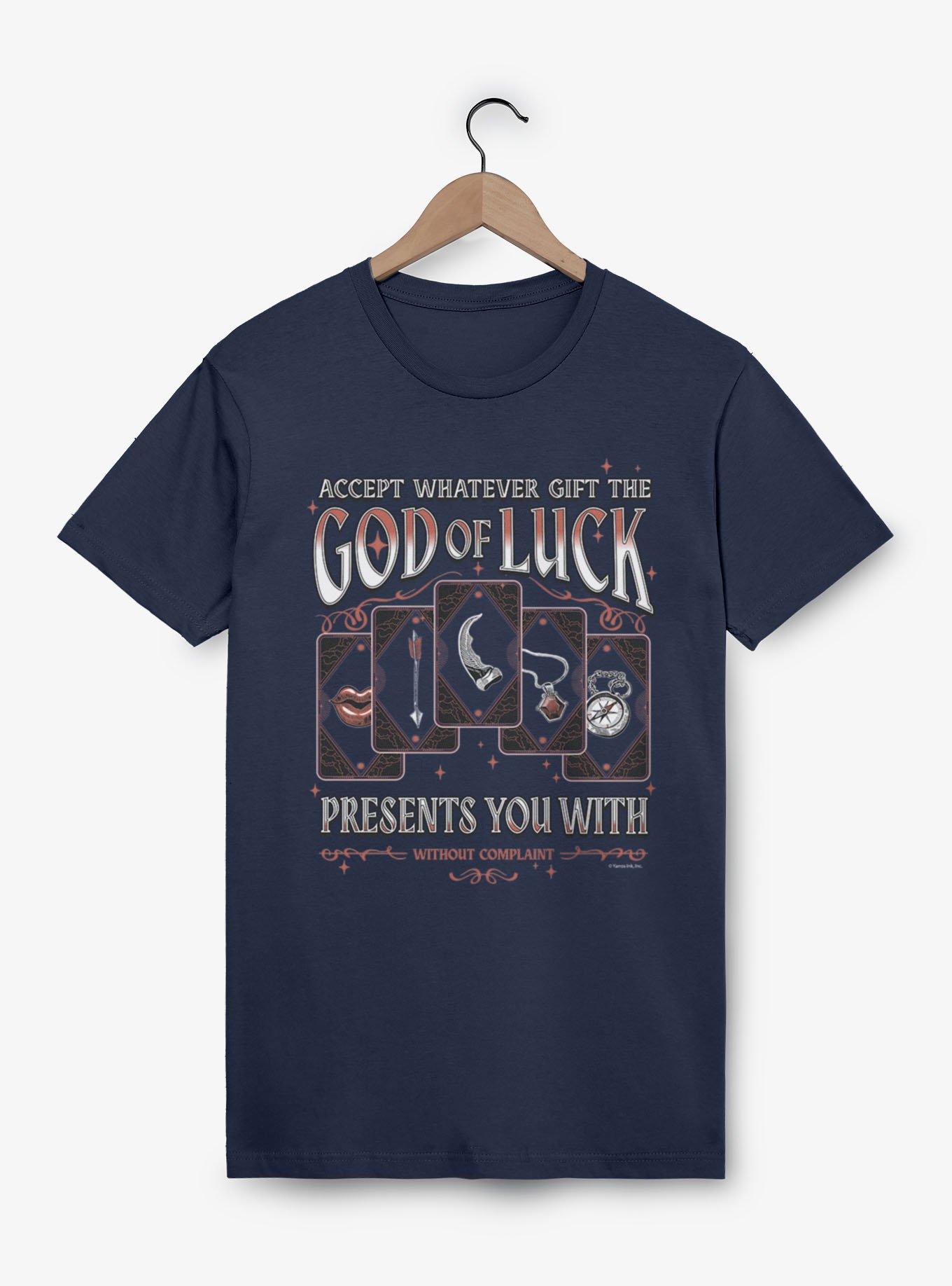 The Empyrean Fourth Wing God Of Luck Tarot Cards T-Shirt, , hi-res