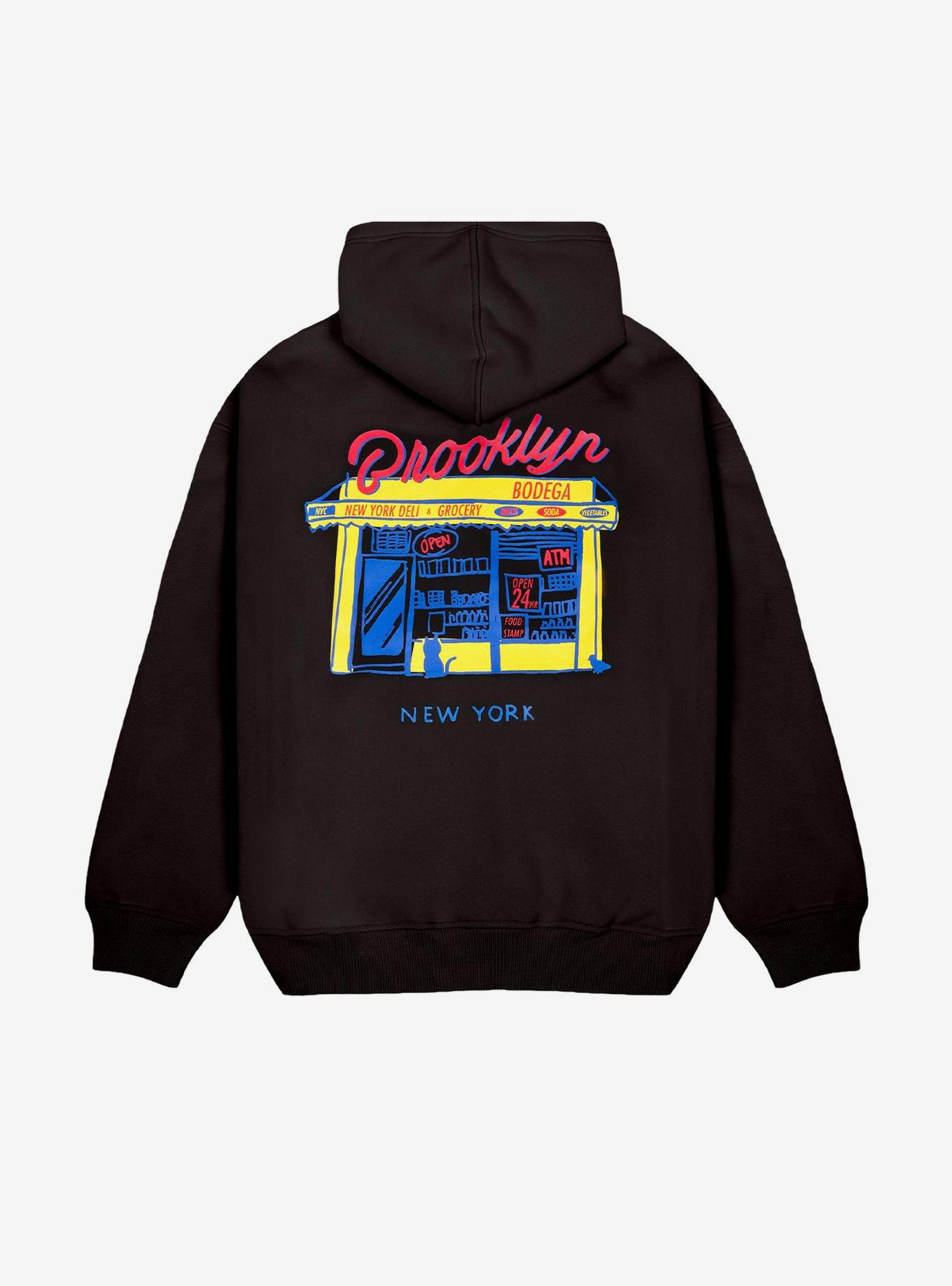 Heavy Weight Brooklyn Bodega Hoodie Black
