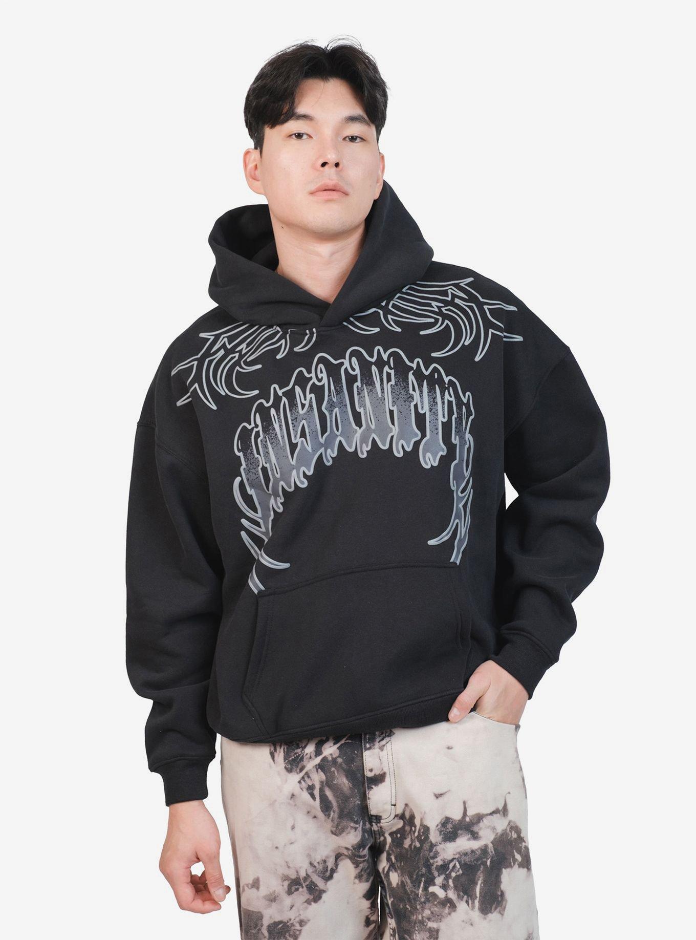 Heavy Weight Insanity Hoodie Black, , hi-res