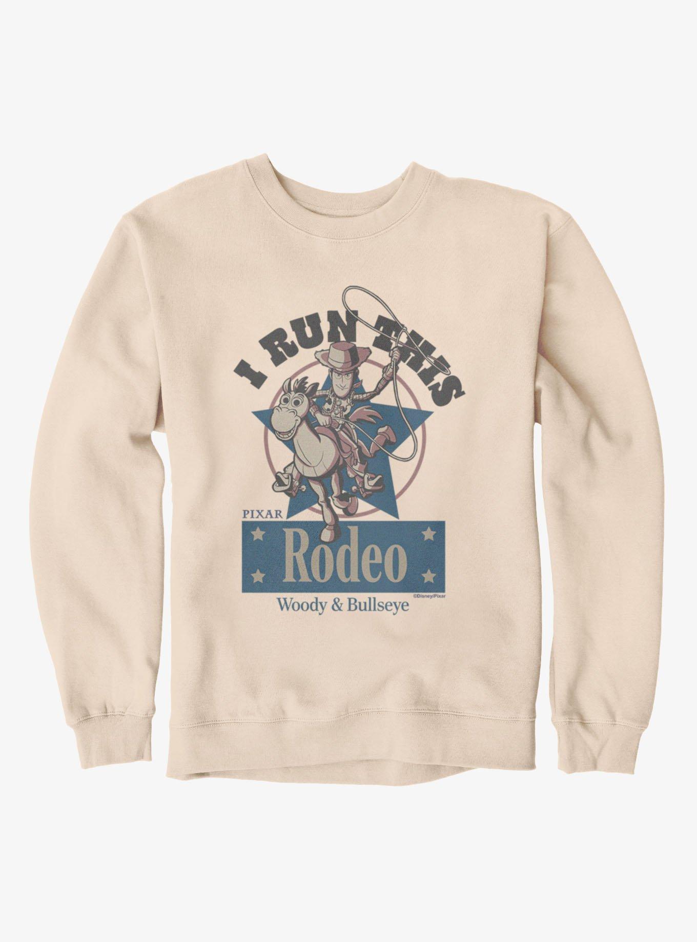 Disney Pixar Toy Story I Run This Rodeo Woody Bullseye Sweatshirt, , hi-res