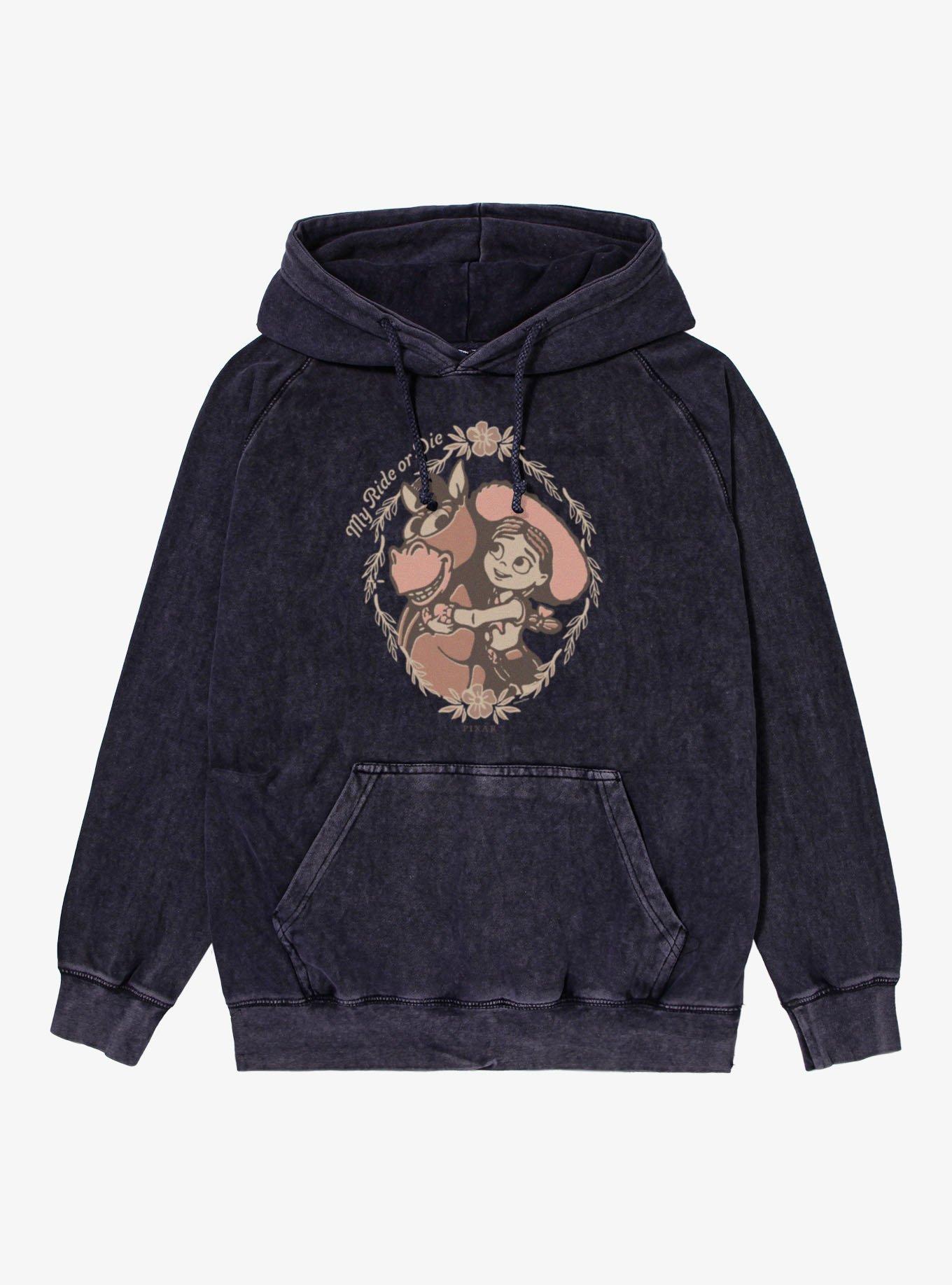 Disney Pixar Toy Story 5 My Ride Or Die Jessie Bullseye Vintage Mineral Washed Hoodie, , hi-res