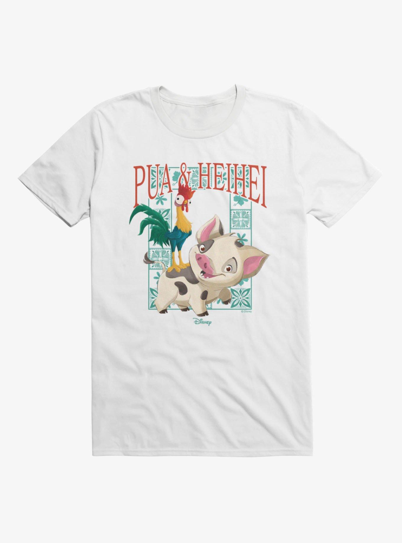 Disney Moana Pua And Hei Hei Frame T-Shirt, , hi-res