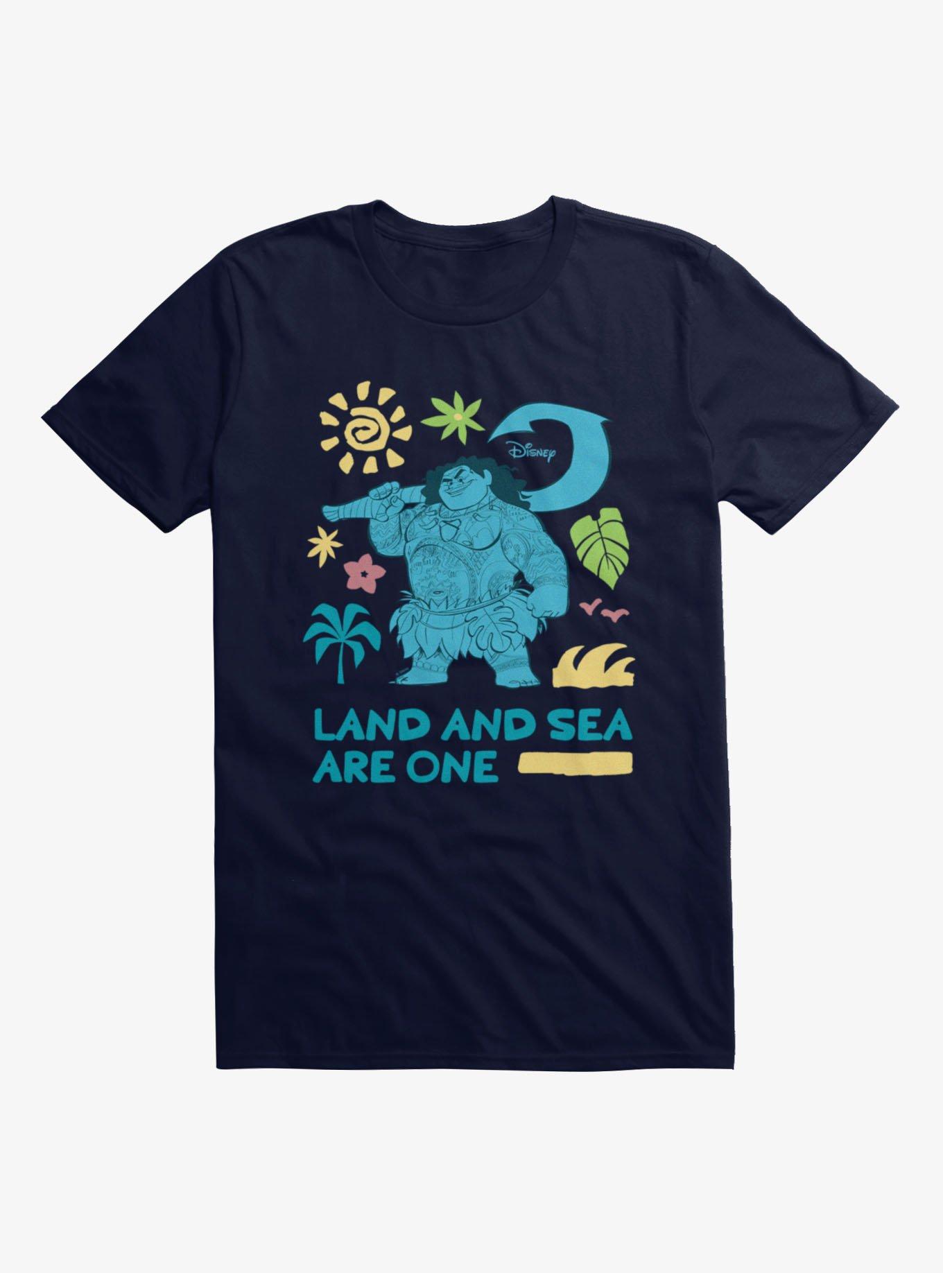 Disney Moana Land And Sea Are One Maui T-Shirt, , hi-res